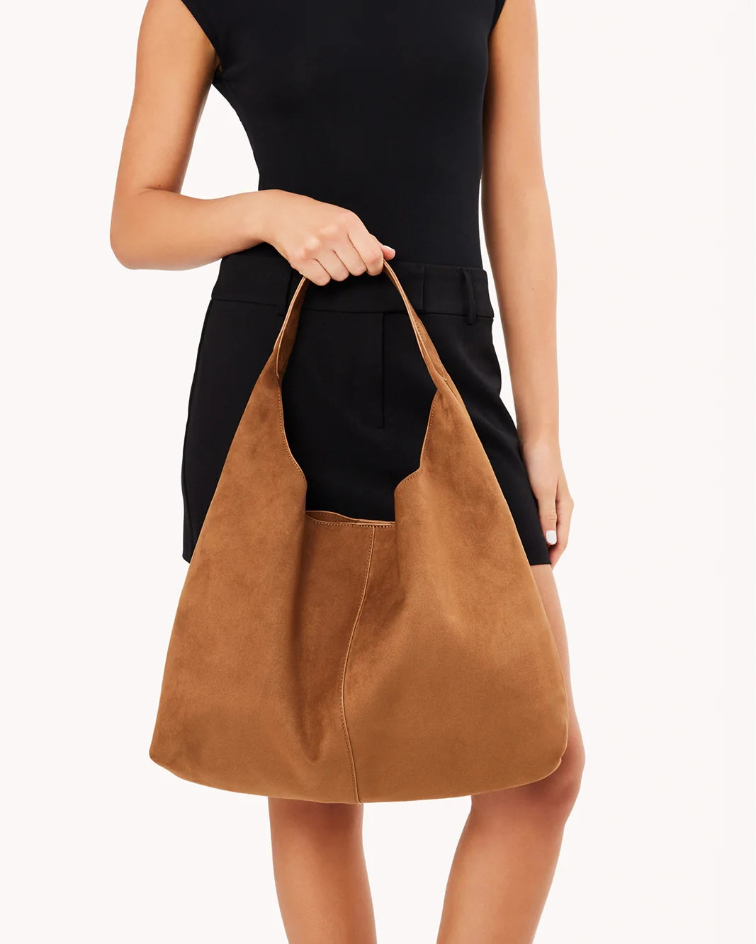 Billini Remi Shoulder Bag [COLOUR:hazel suede]