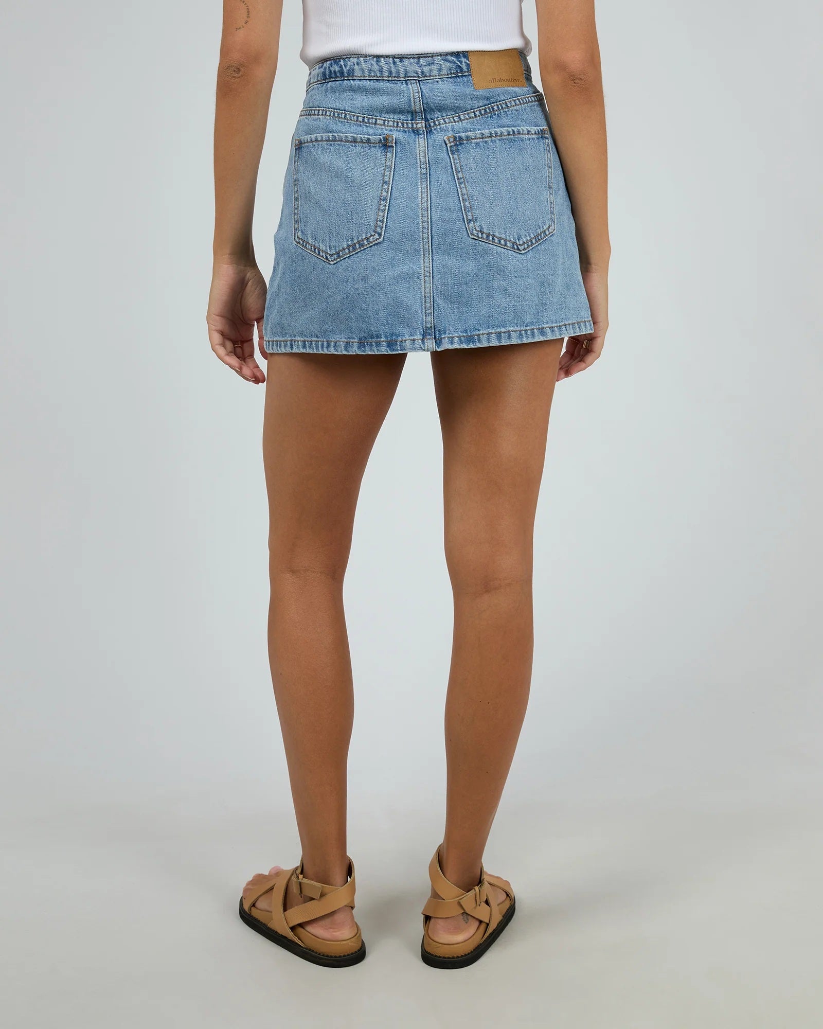 All About Eve Lenni Mini Skort [COLOUR:Light Blue SIZE:8]