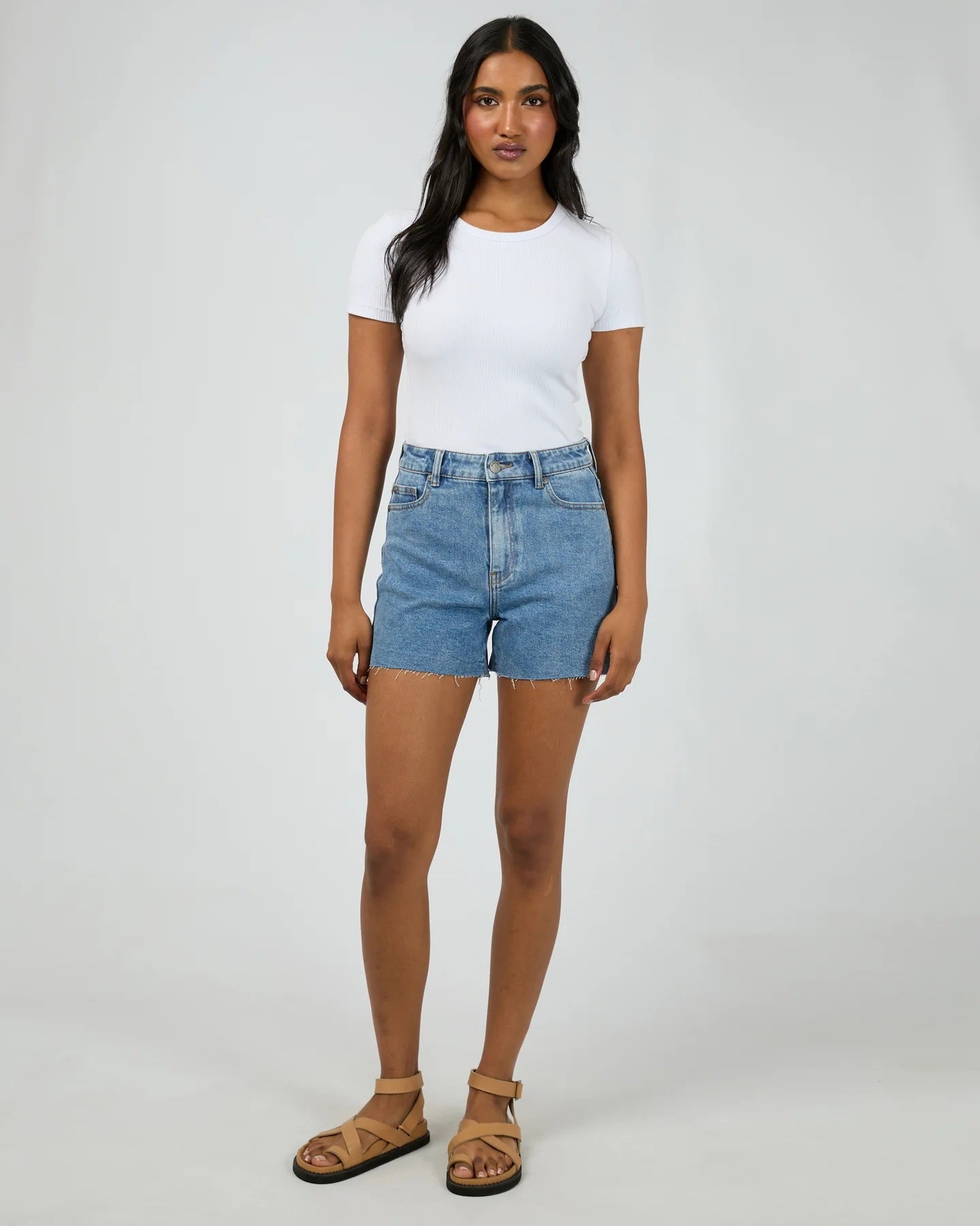 All About Eve Ricky Denim Short [COLOUR:Light Blue SIZE:8]