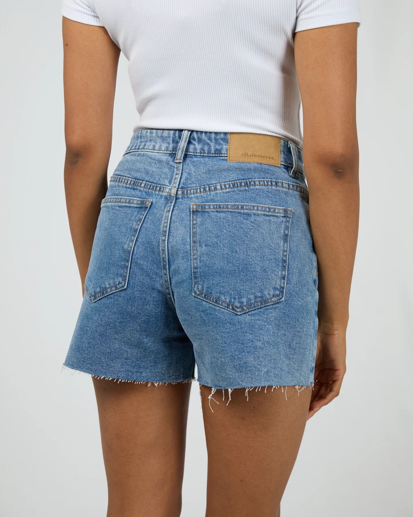 All About Eve Ricky Denim Short [COLOUR:Light Blue SIZE:8]