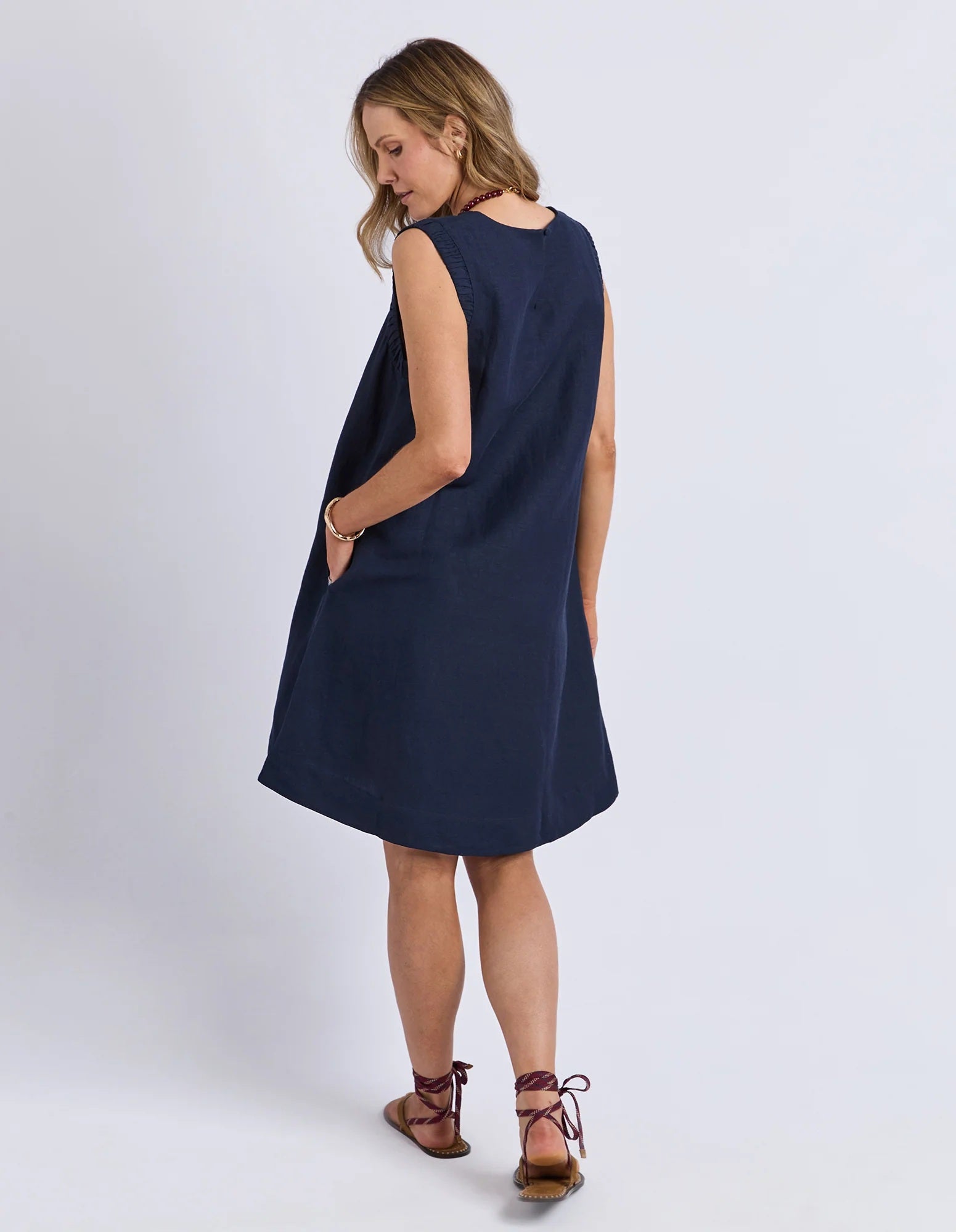 Foxwood Bermuda Dress [COLOUR:Navy SIZE:10]