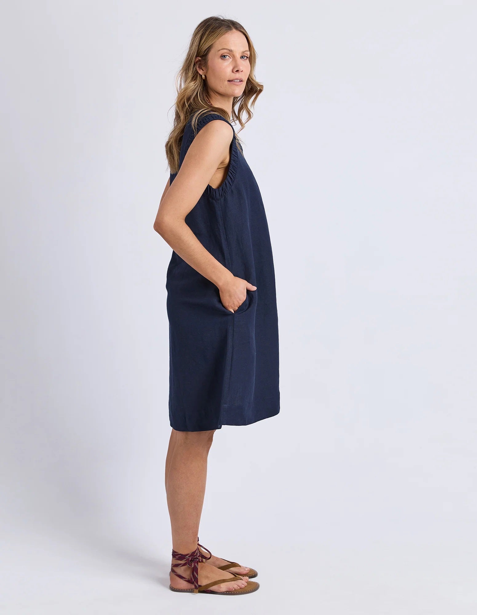 Foxwood Bermuda Dress [COLOUR:Navy SIZE:10]