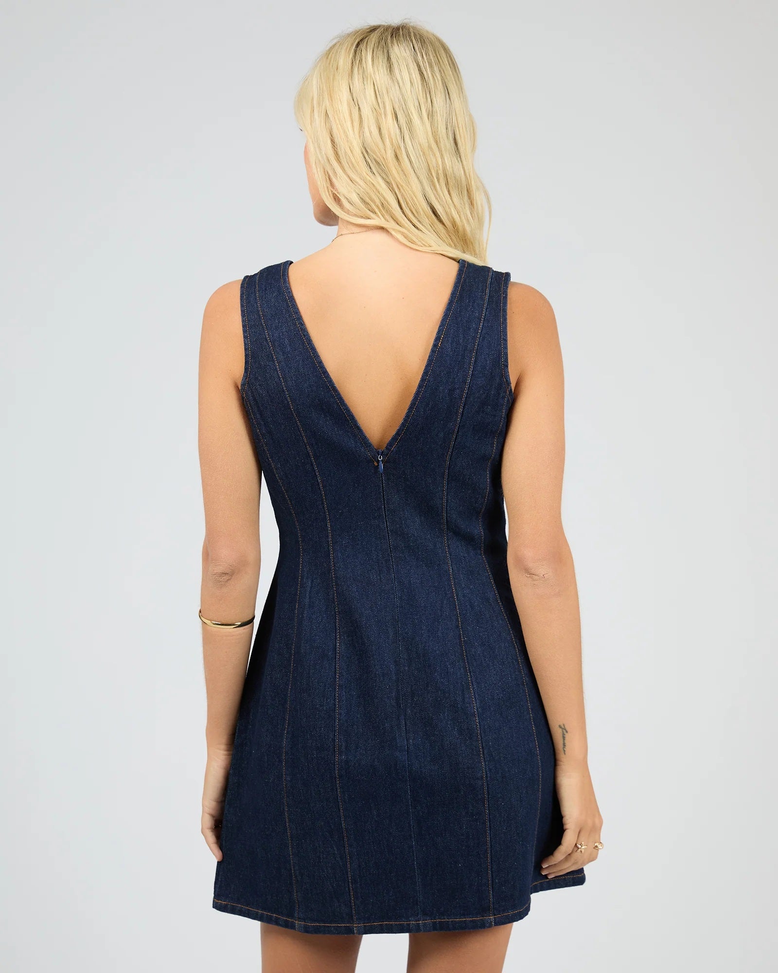 All About Eve Marlo Denim Dress [COLOUR:Indigo SIZE:8]