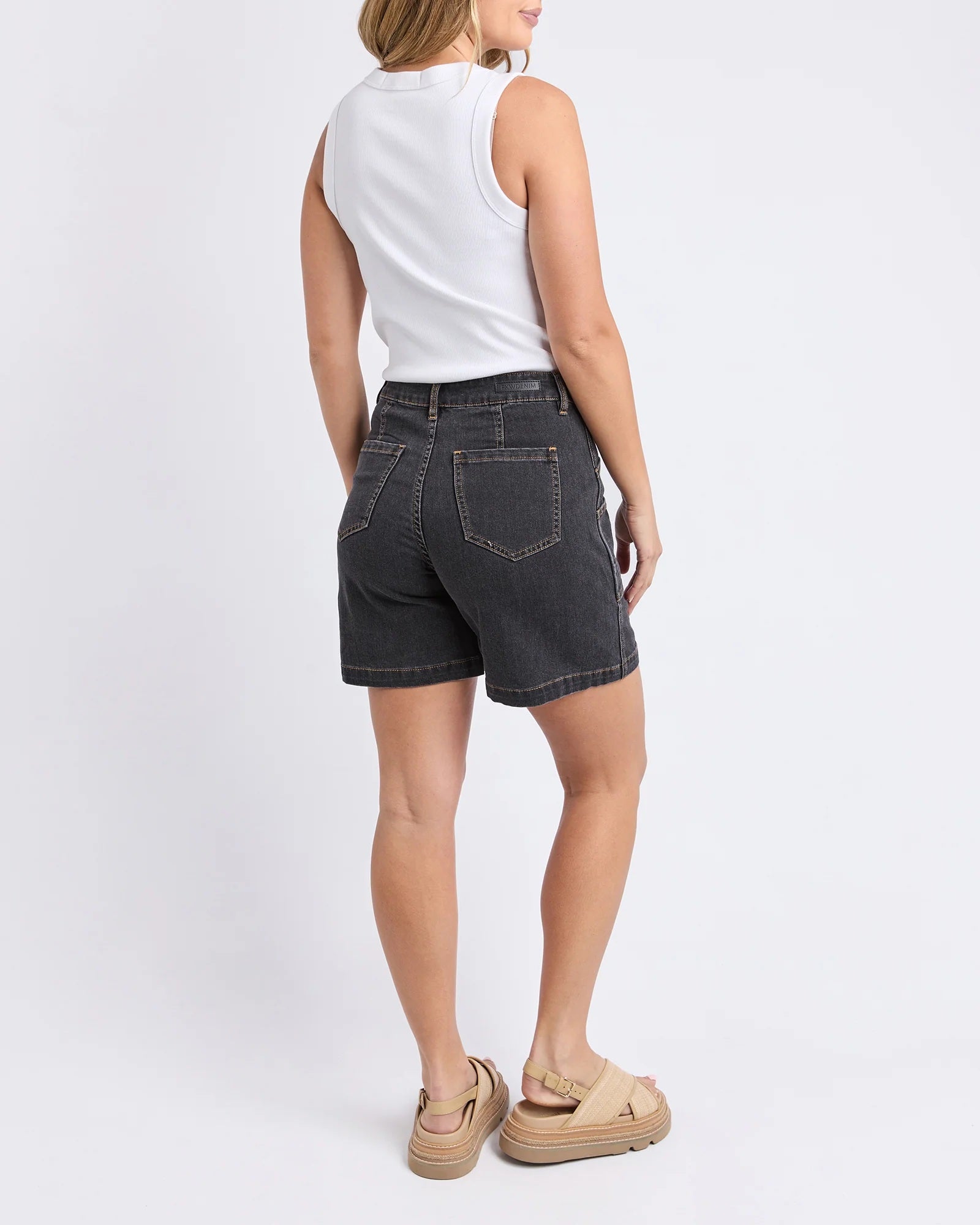 Foxwood Balmy Short [COLOUR:Washed black SIZE:10]