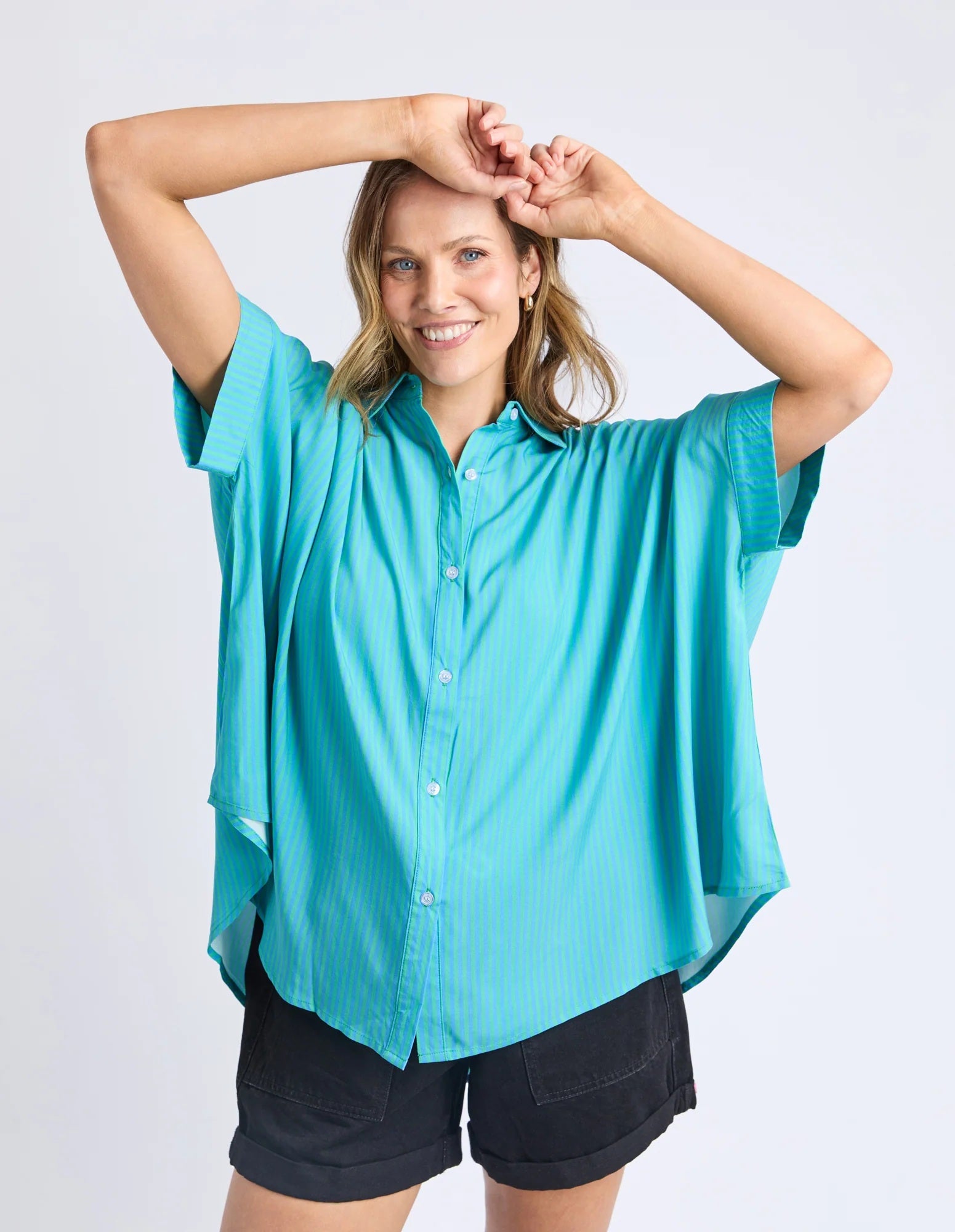 Elm Luna Shirt [COLOUR:Gumdrope green SIZE:8]