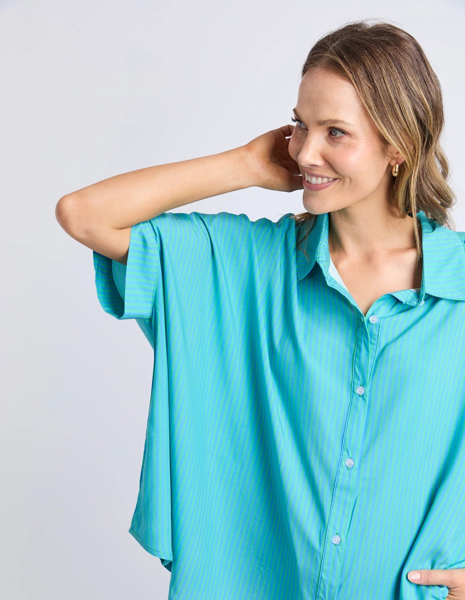 Elm Luna Shirt [COLOUR:Gumdrope green SIZE:8]
