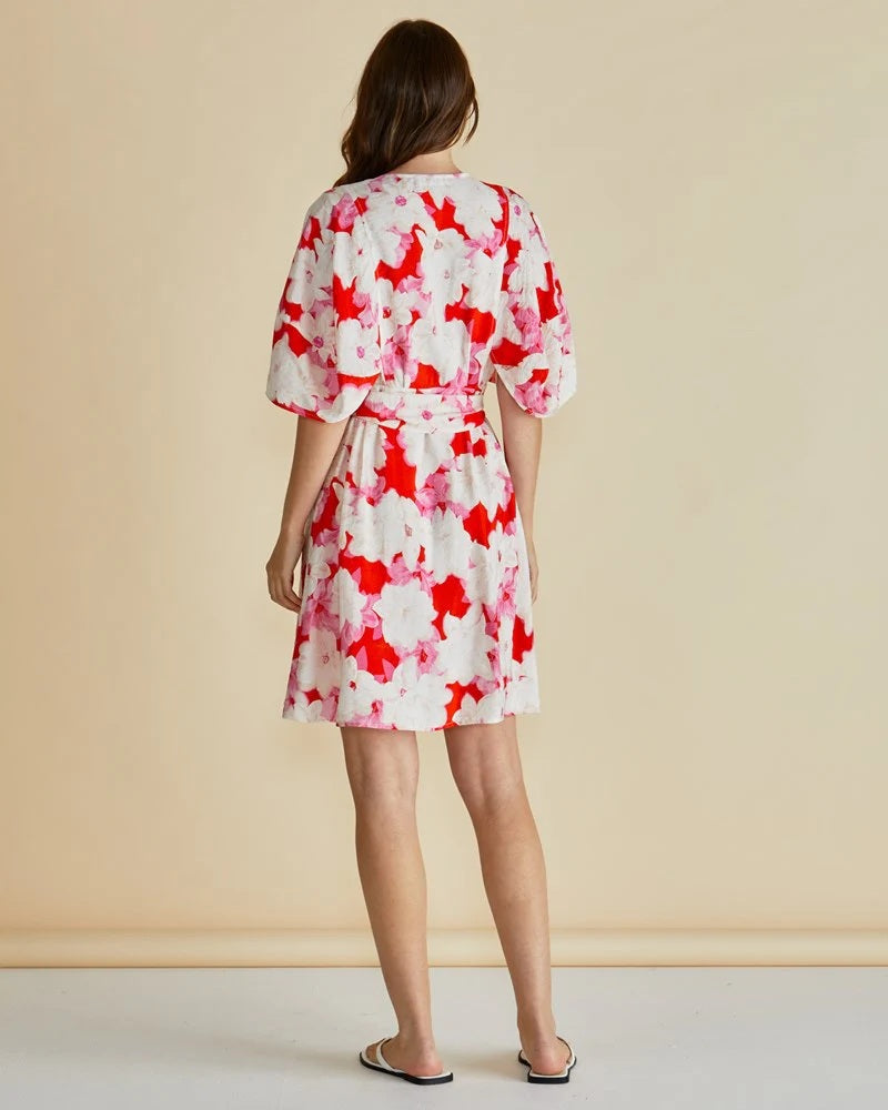 Betty Basics Gwenda Dress [COLOUR:red floral SIZE:8]