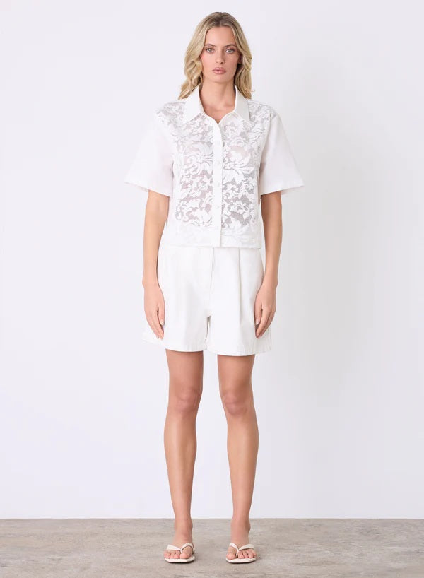 Esmaee Parasol Shirt [COLOUR:White SIZE:S]