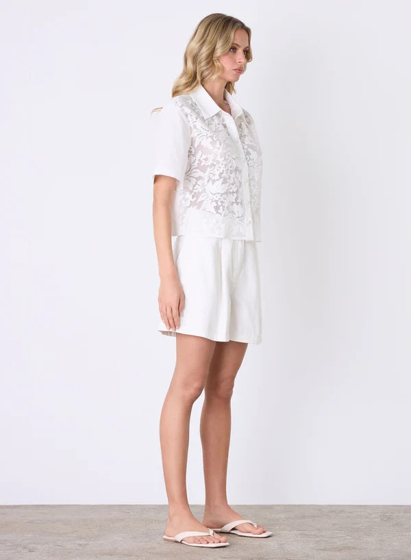 Esmaee Parasol Shirt [COLOUR:White SIZE:S]
