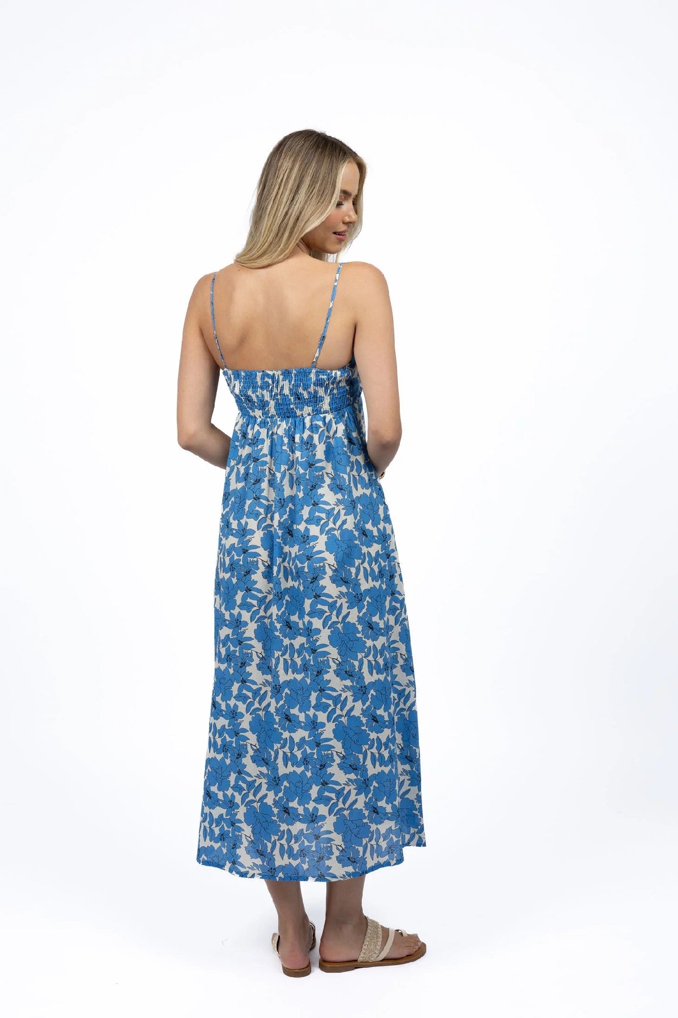 Humidity Fleur Sway Dress [COLOUR:blue/stone SIZE:8]