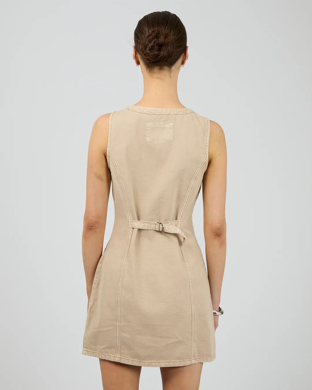 Silent Theory Cove Mini Dress [COLOUR:Beige SIZE:8] | Little Extras Lifestyle | Online Women's Clothing Store Australia