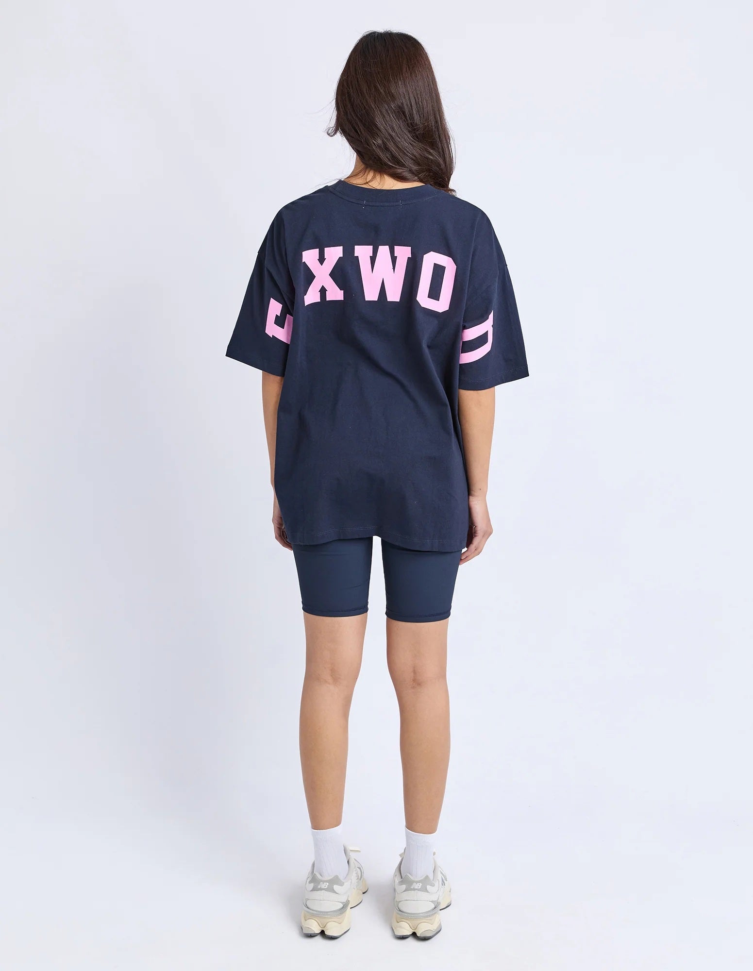 Foxwood Interval Tee [COLOUR:Pink/navy SIZE:8]
