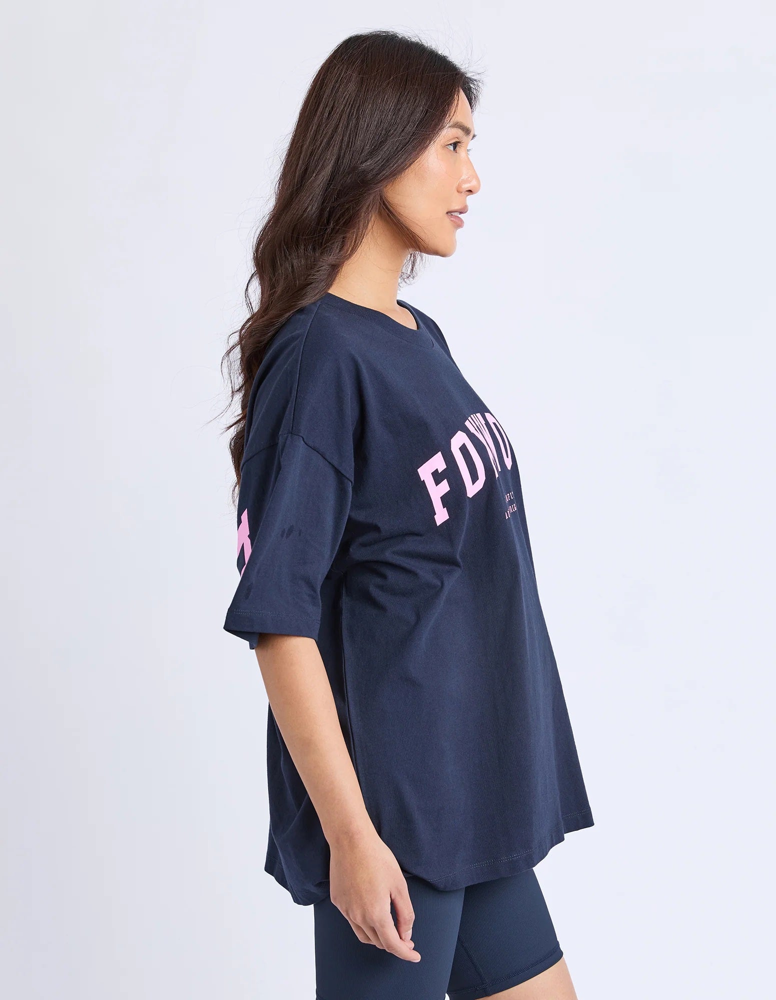 Foxwood Interval Tee [COLOUR:Pink/navy SIZE:8]
