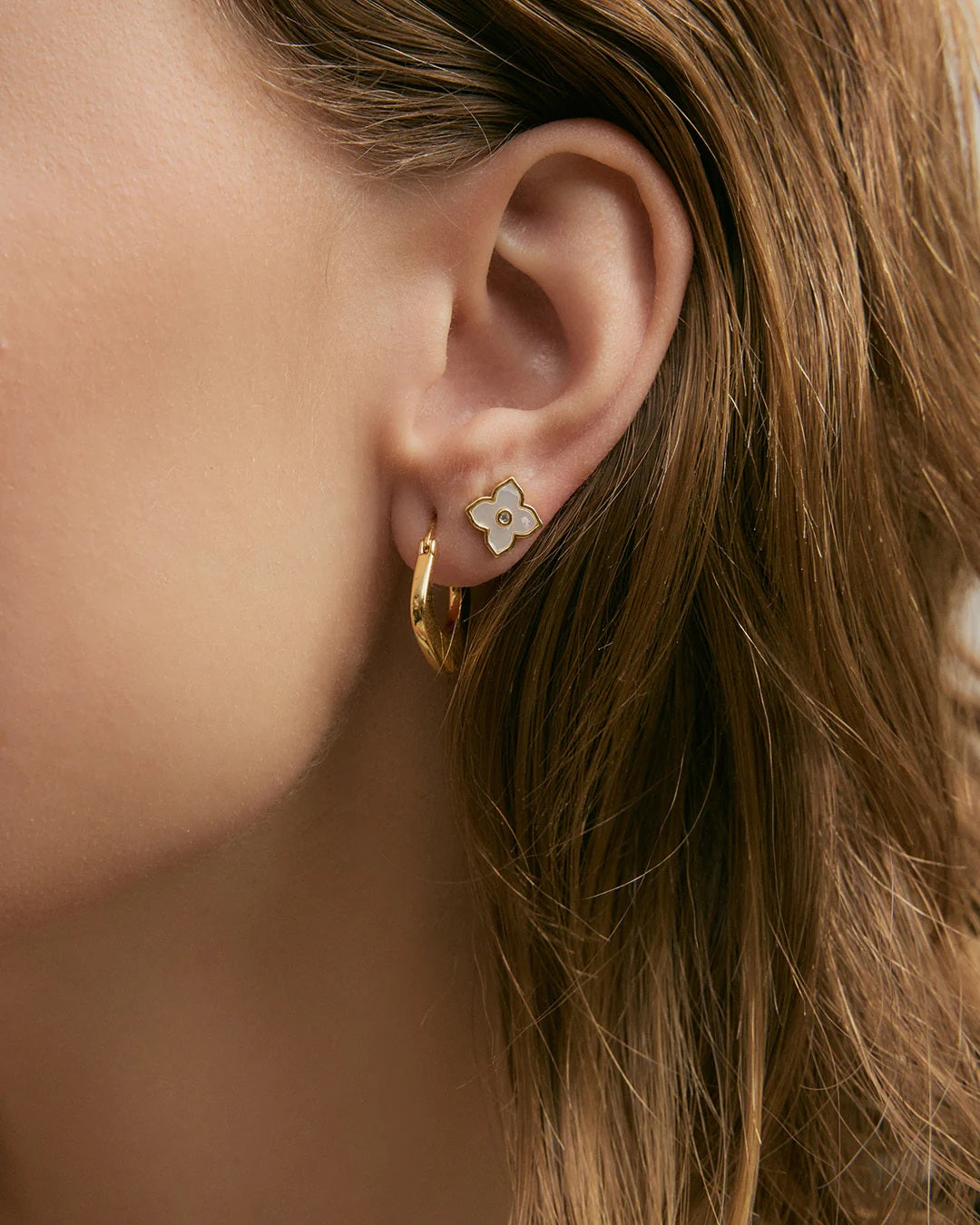 Jolie & Deen Mae Studs [COLOUR:Gold]