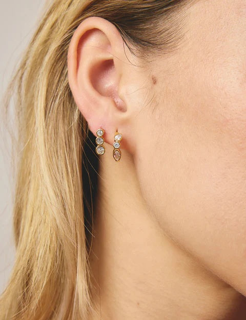 Jolie & Deen Florentina Studs [COLOUR:Gold]