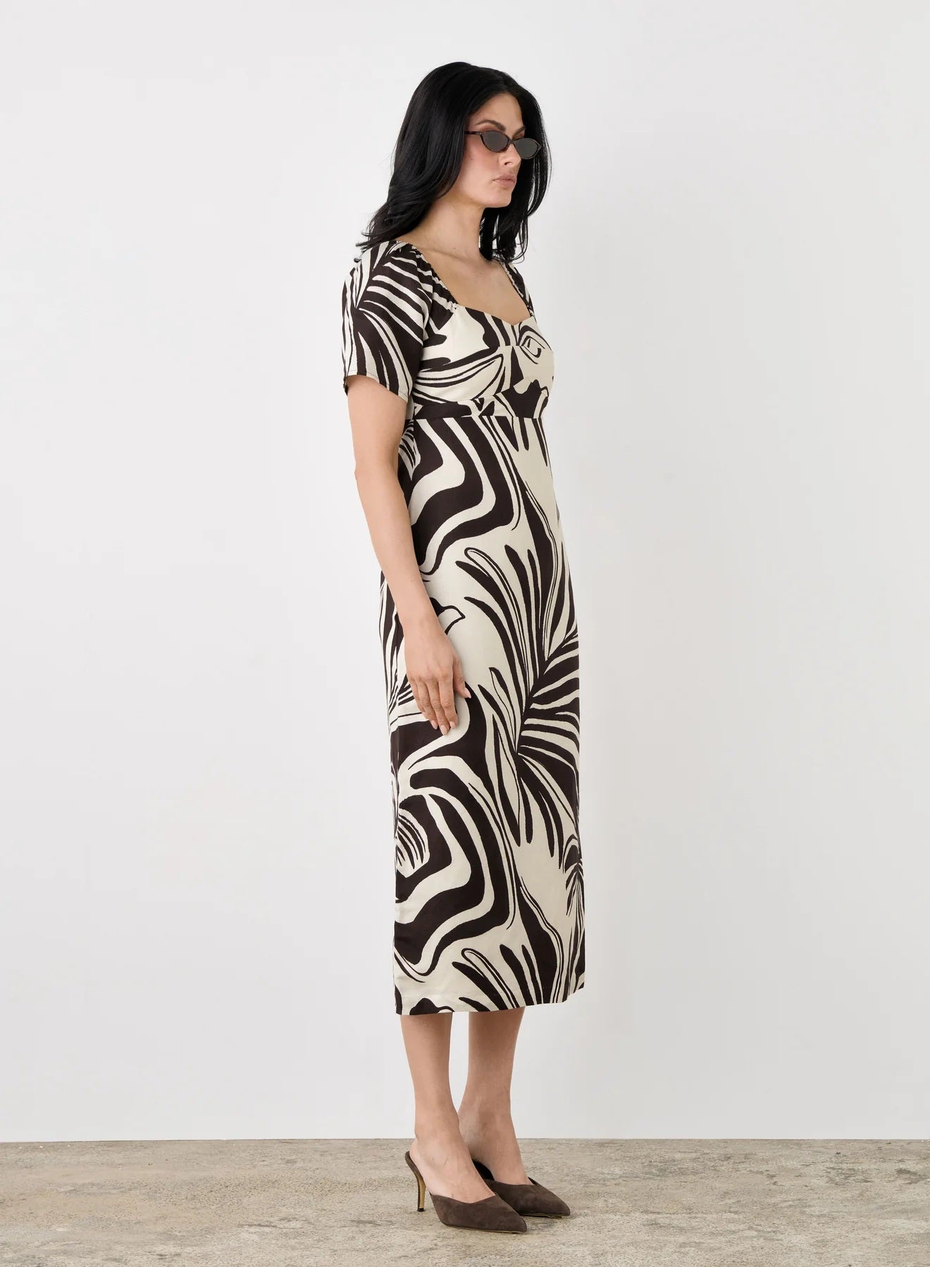 Esmaee Argyle Midi Dress [COLOUR:Argyle SIZE:M]