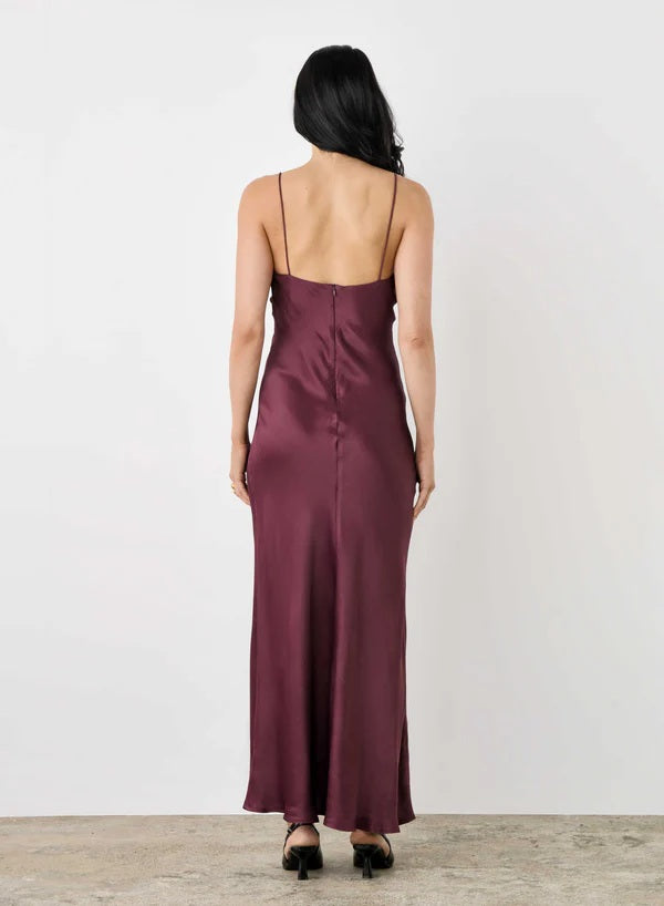 Esmaee Twilight Dress [COLOUR:Merlot SIZE:S]