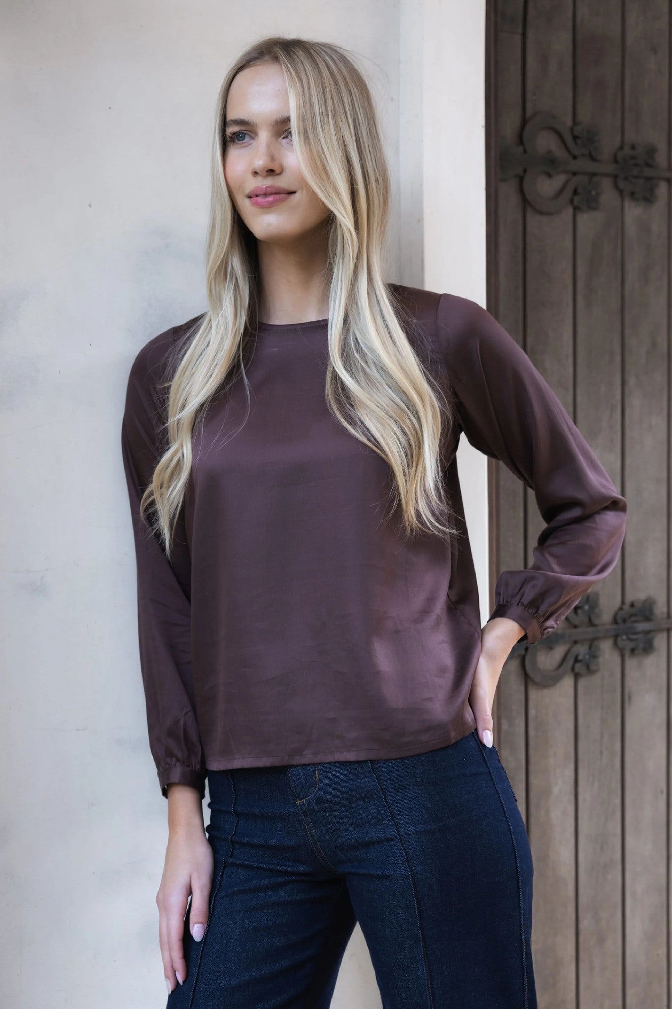 Humidity Alina Top (Colour : Cocoa Size 8)