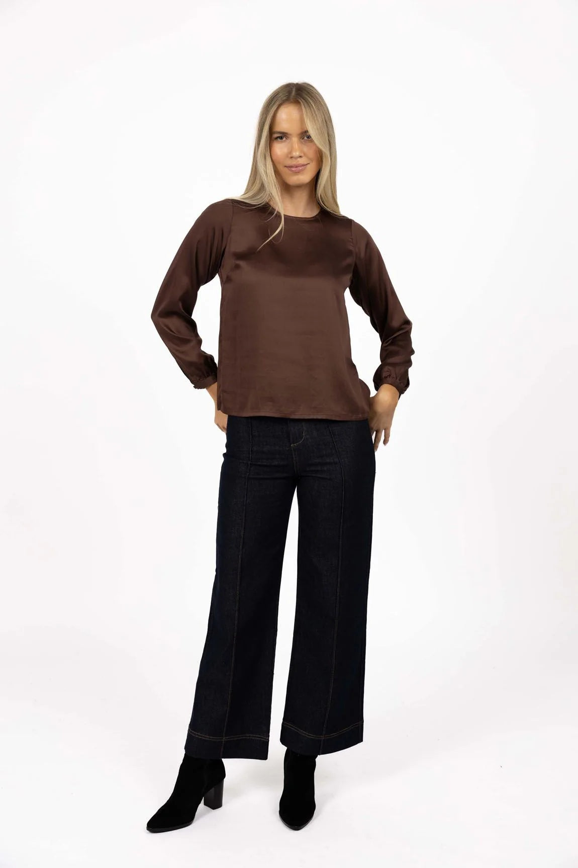 Humidity Alina Top (Colour : Cocoa Size 8)