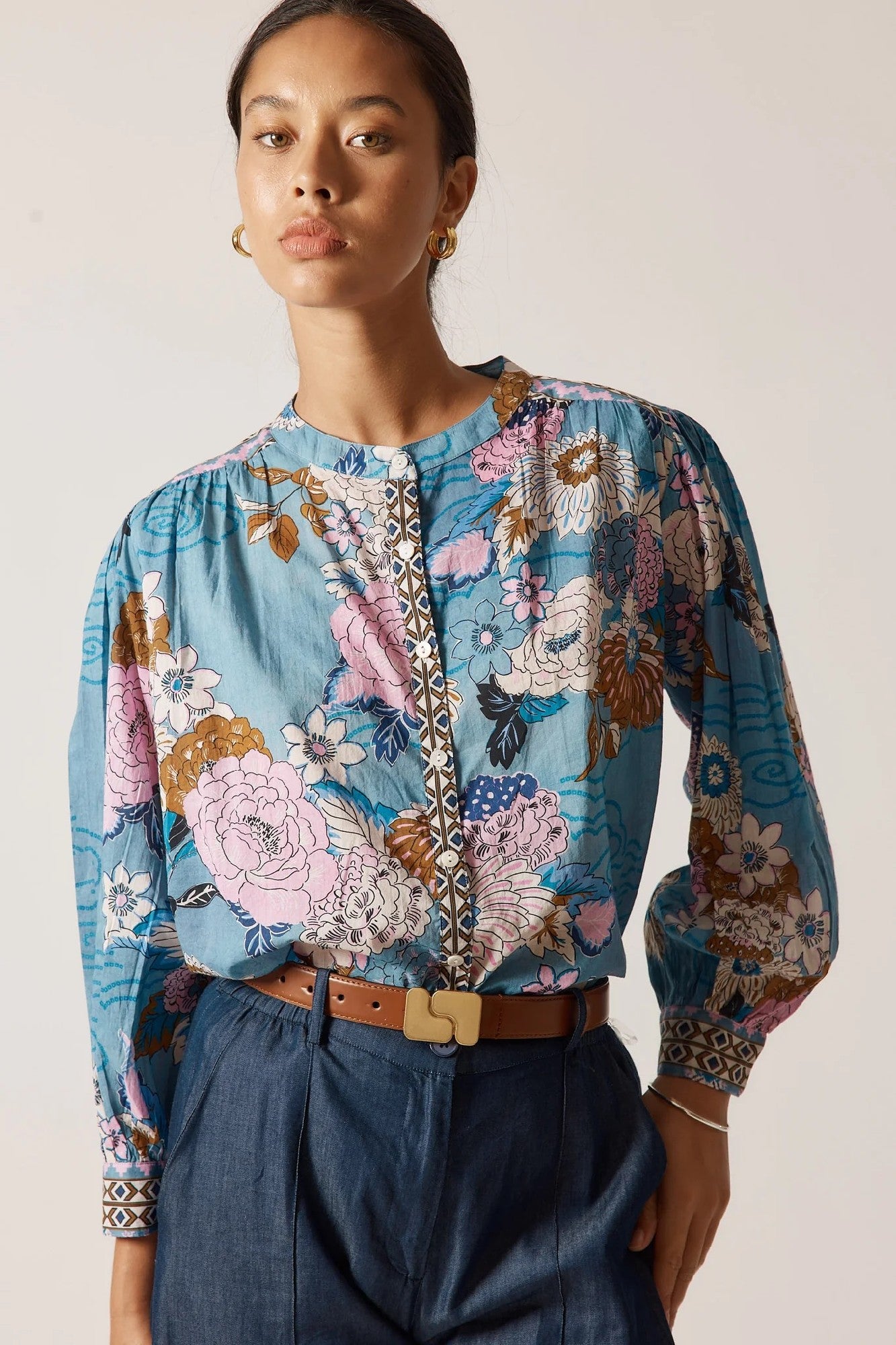 Rubyyaya Primrose Top [COLOUR:Print SIZE:S]