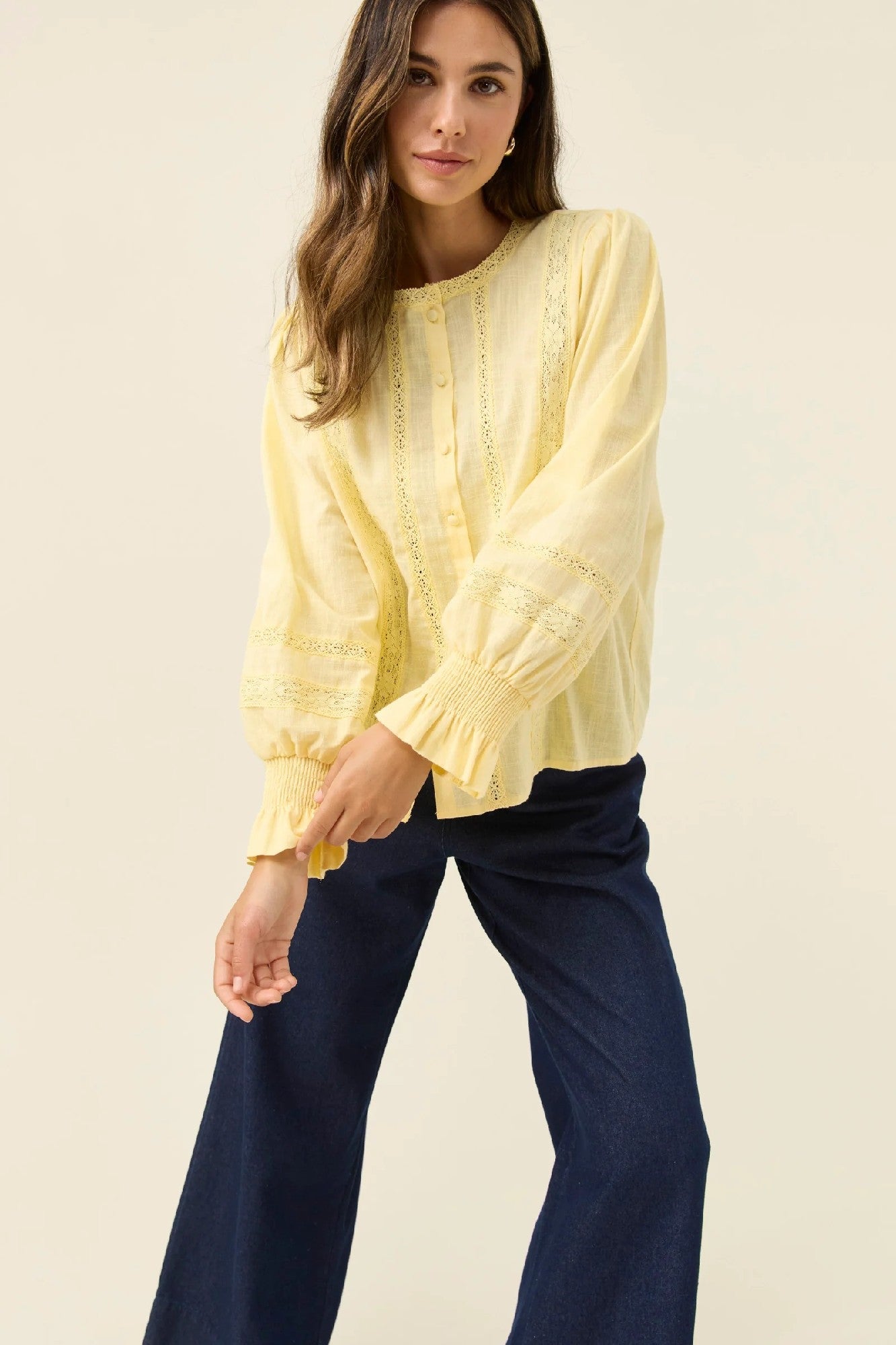 Isle Of Mine Maeve Shirt [COLOUR:Butter SIZE:S]