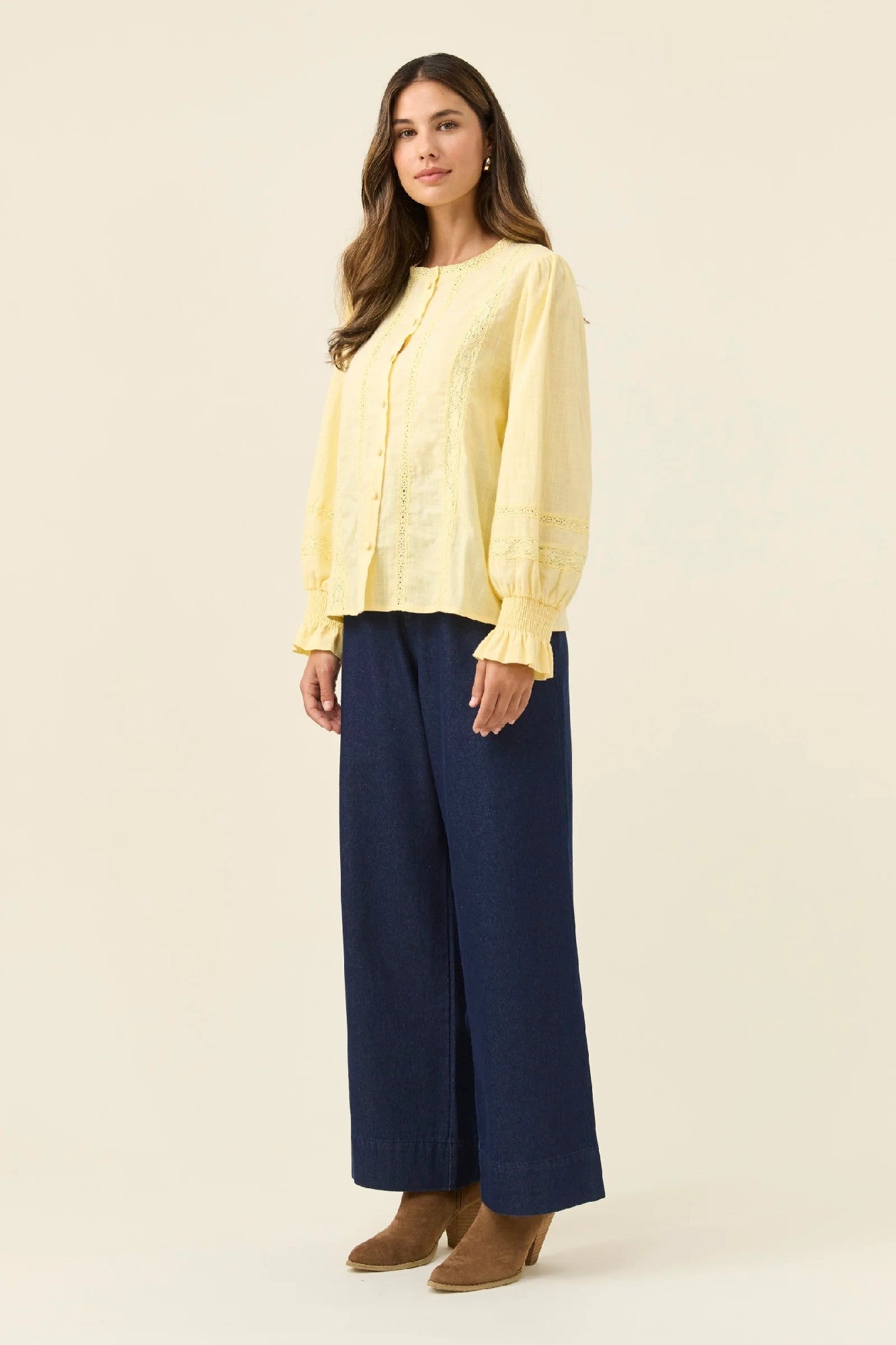 Isle Of Mine Maeve Shirt [COLOUR:Butter SIZE:S]