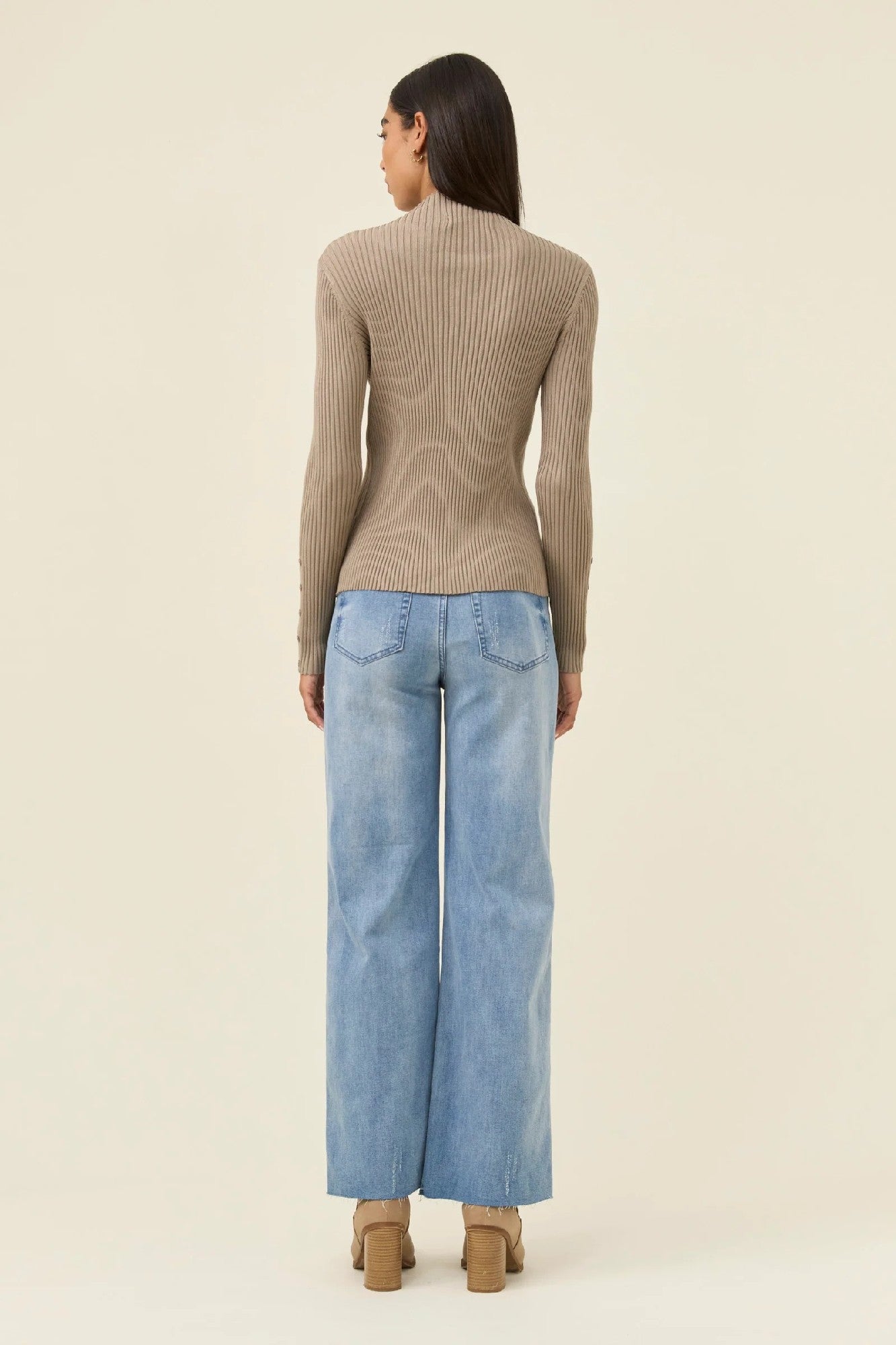 Isle Of Mine Juno Knit Top [COLOUR:Stone SIZE:XS]