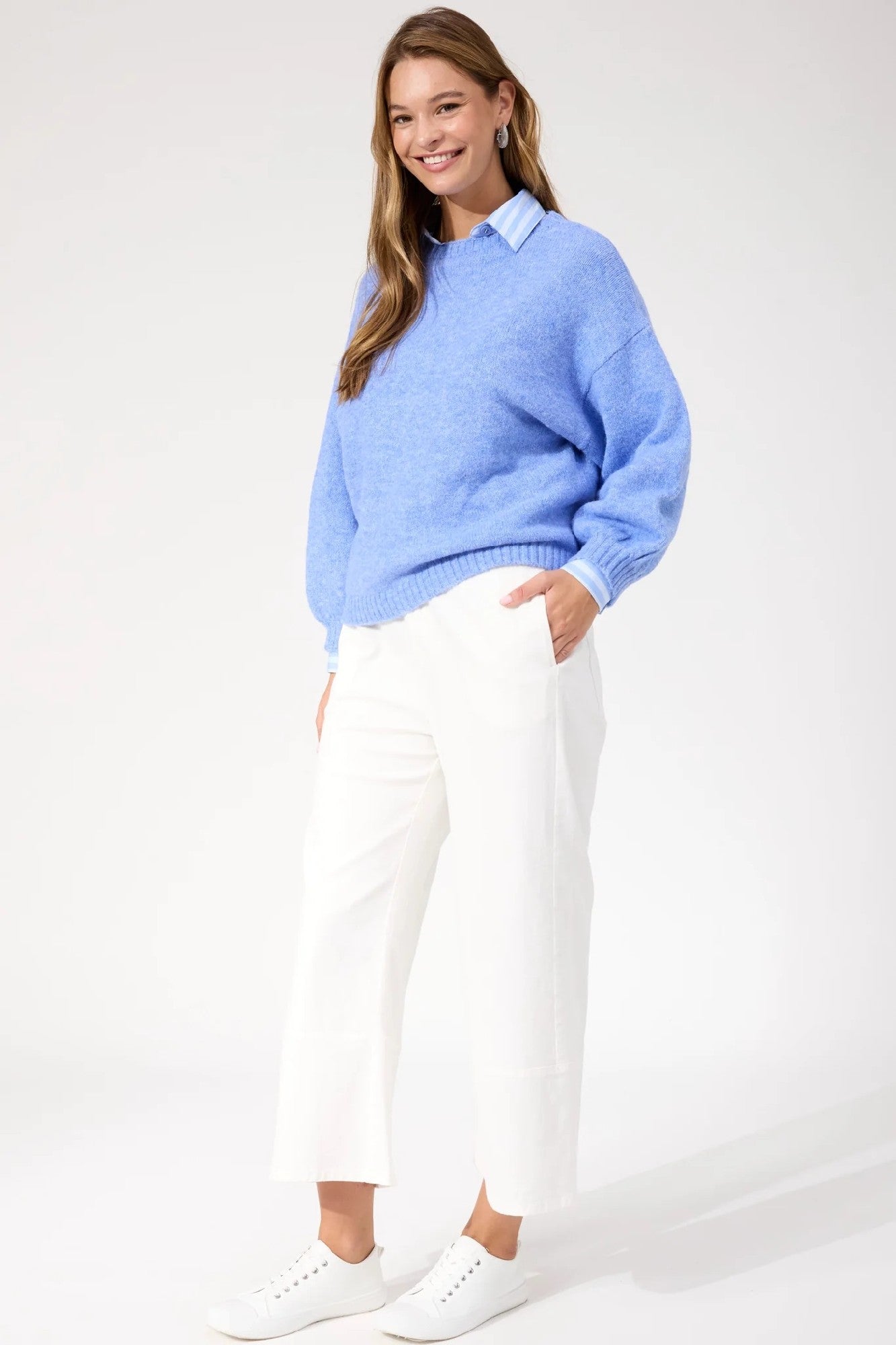 Haven  Ottawa Jumper [COLOUR:Blue SIZE:XS]