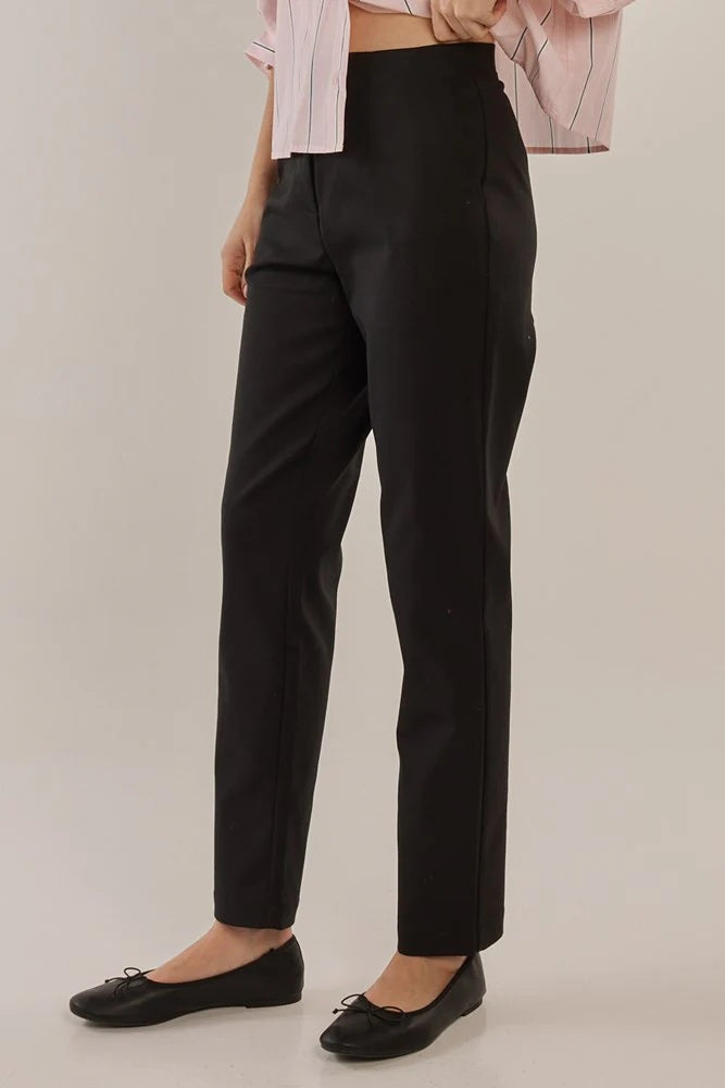 Betty Basics Paloma Straight Leg Pant [COLOUR:Black SIZE:8]