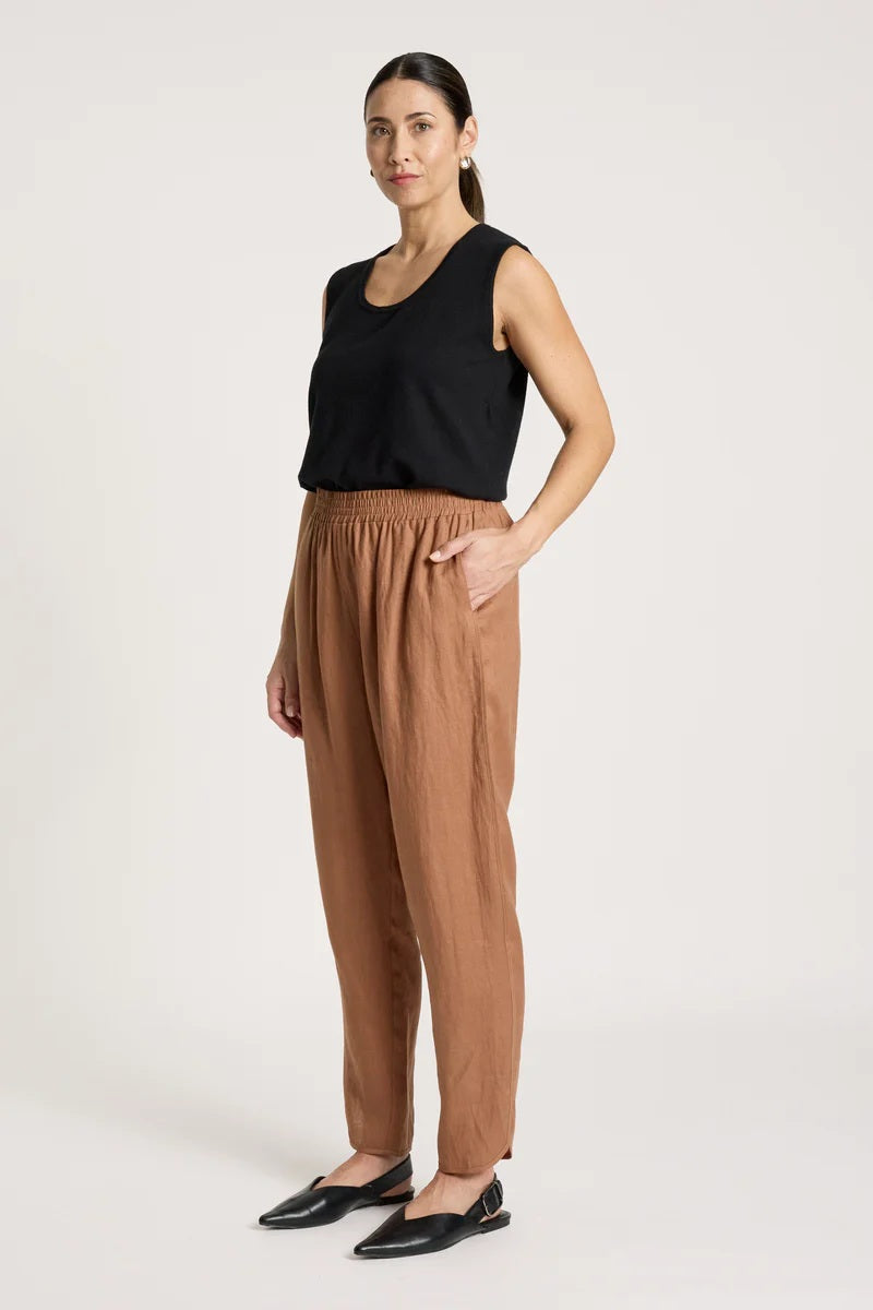 Eb & Ive Bajau Pants [COLOUR:Clay SIZE:S]
