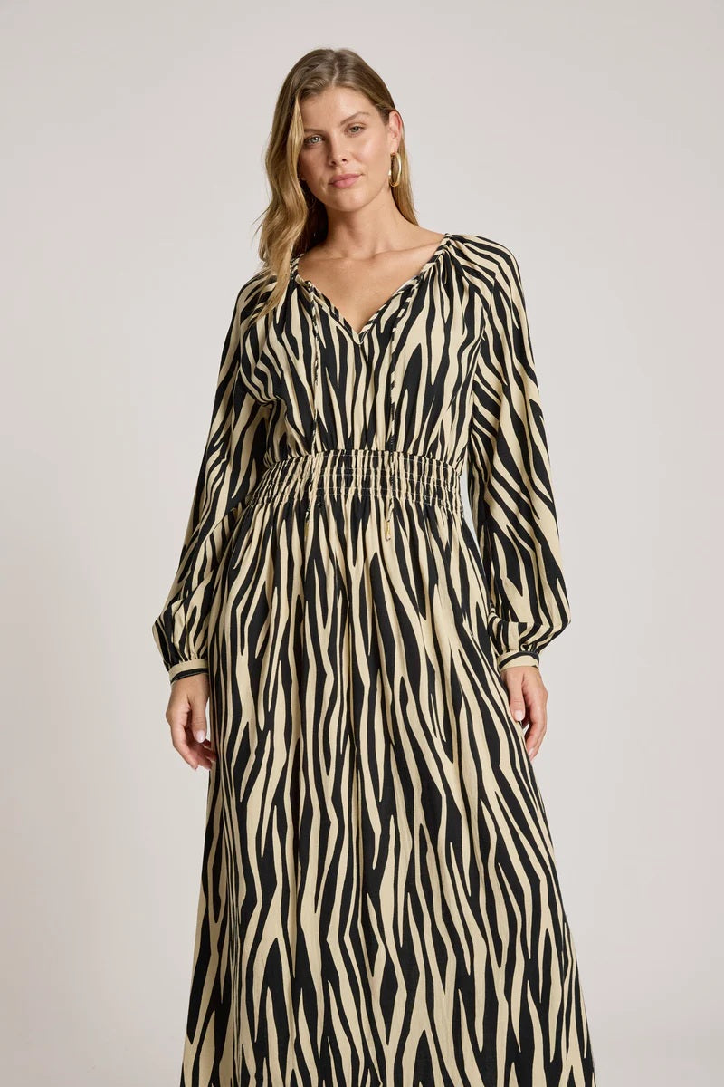 Eb & Ive Bajau Maxi Dress [COLOUR:Savanna SIZE:S]