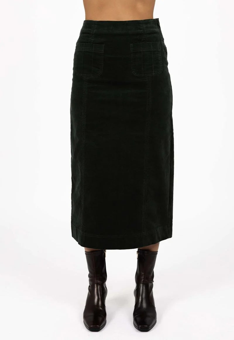 Humidity VA VA Velour Skirt [COLOUR:Black SIZE:8]