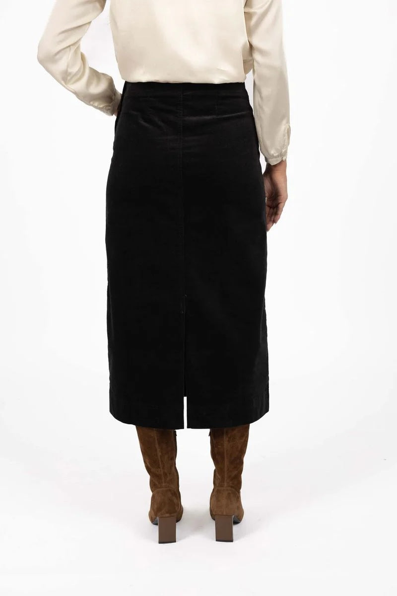 Humidity VA VA Velour Skirt [COLOUR:Black SIZE:8]