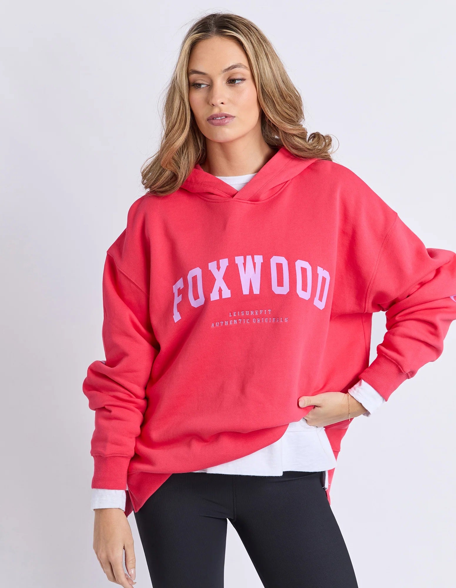Foxwood Interval Crew [COLOUR:Raspberry/neon lilac SIZE:8]