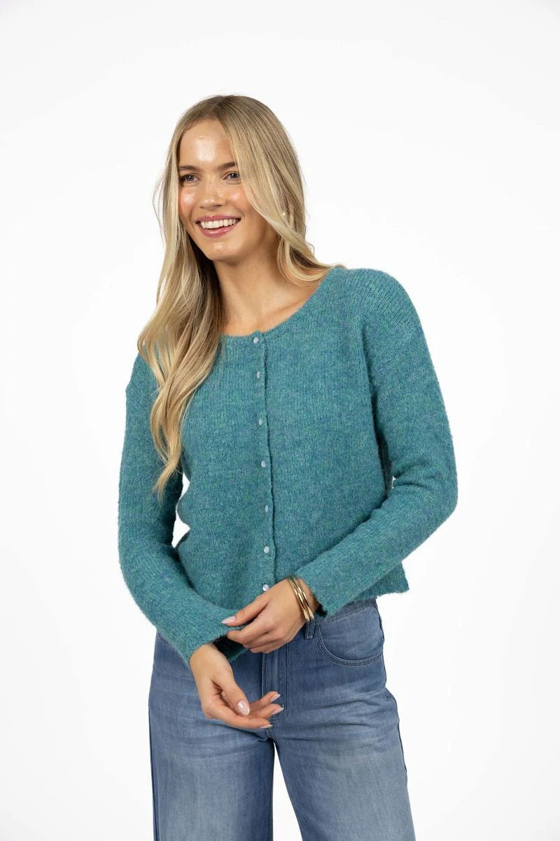Humidity Nellie Cardi [COLOUR:Azure SIZE:XS]