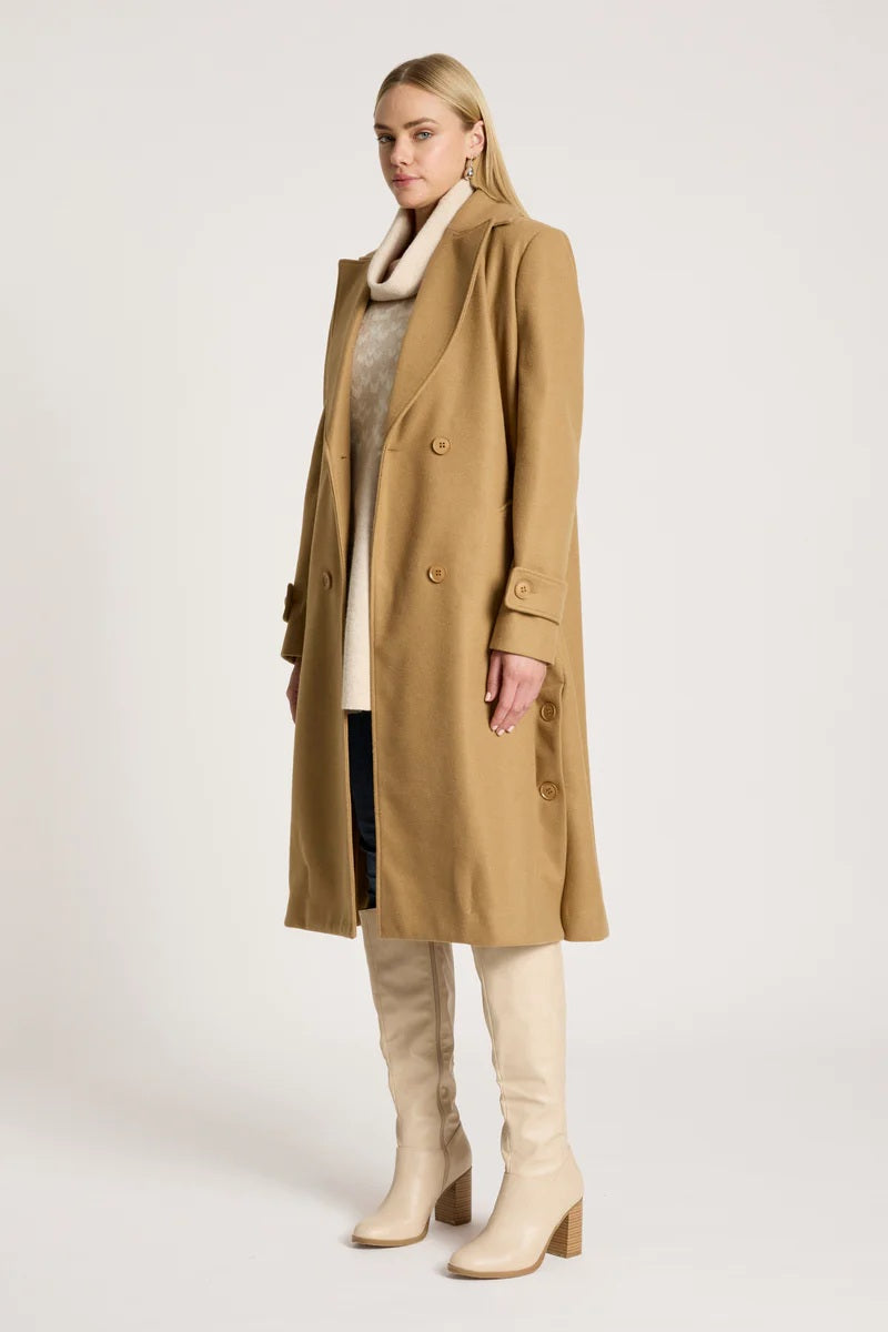 Eb & Ive Sable Coat [COLOUR:Mocha SIZE:XS]