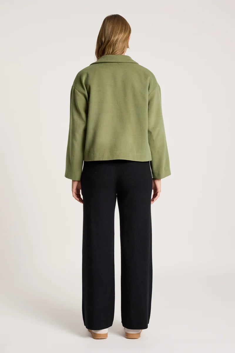 Eb & Ive Wanderer Crop Jacket [COLOUR:Pampas SIZE:XS]