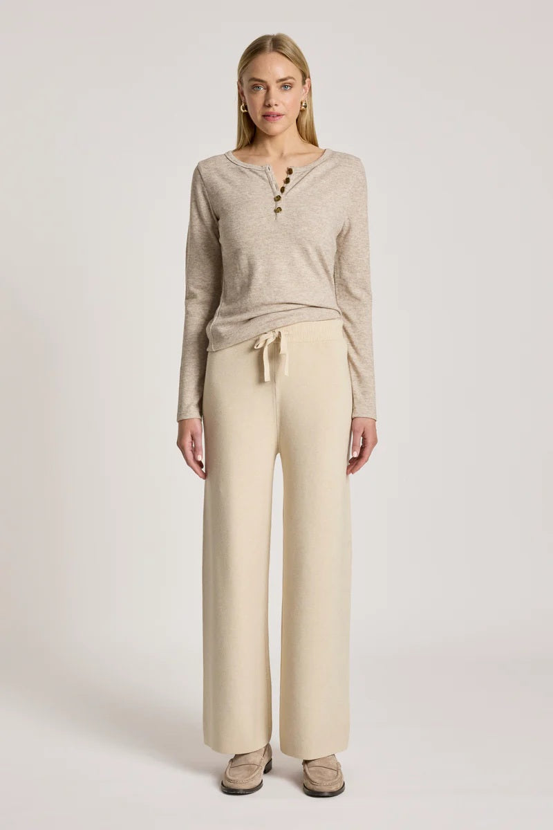 Eb & Ive Samira Knit Pant [COLOUR:Bisque SIZE:xs/s]