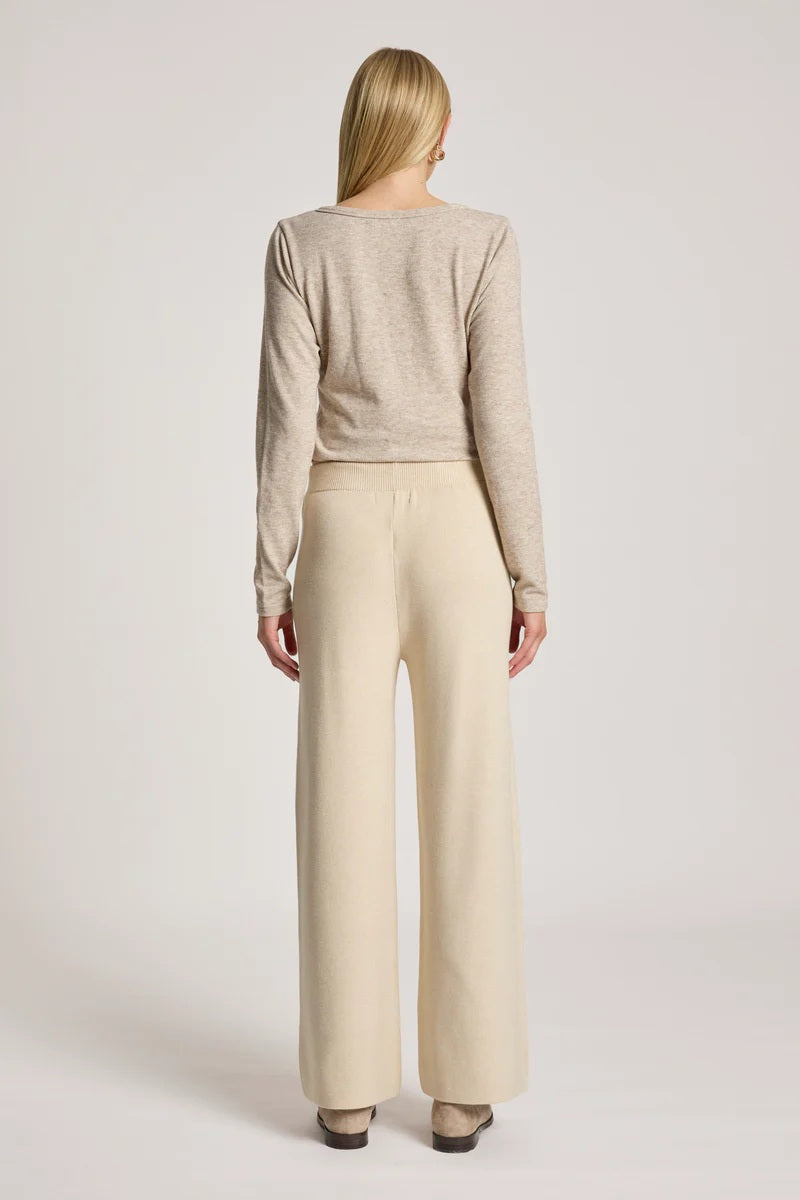 Eb & Ive Samira Knit Pant [COLOUR:Bisque SIZE:xs/s]