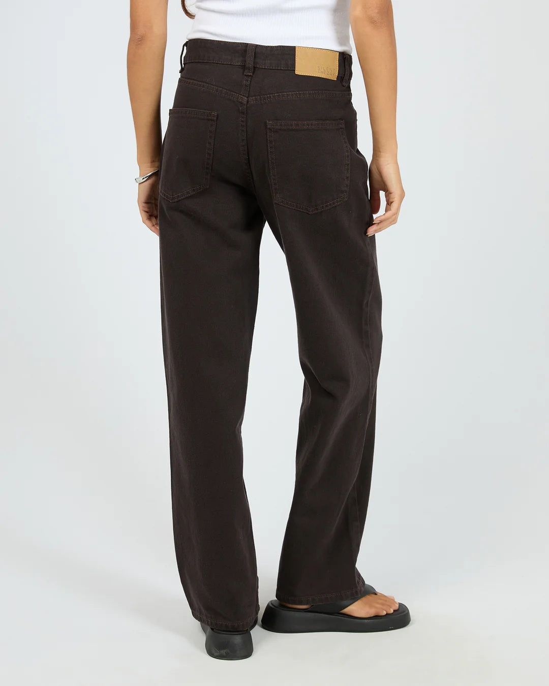 Silent Theory Jade Baggy Jeans [COLOUR:Chocolate SIZE:8]