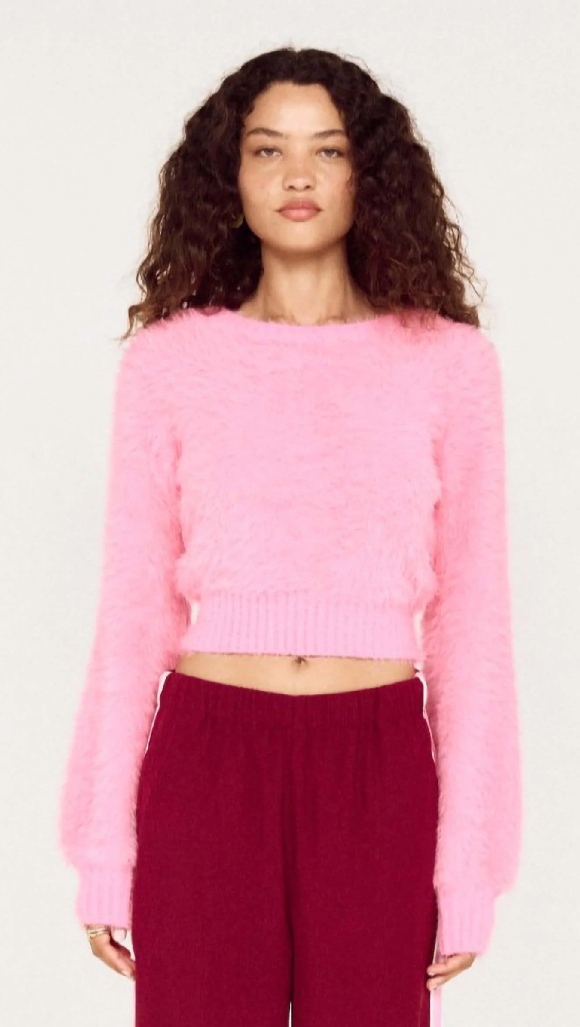 Minkpink Clio Fluffy Knit [COLOUR:Fuchsia SIZE:XS]