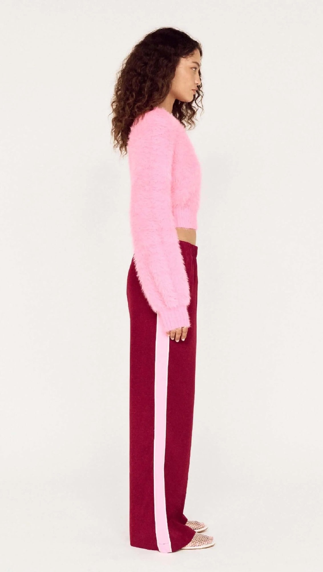 Minkpink Clio Fluffy Knit [COLOUR:Fuchsia SIZE:XS]