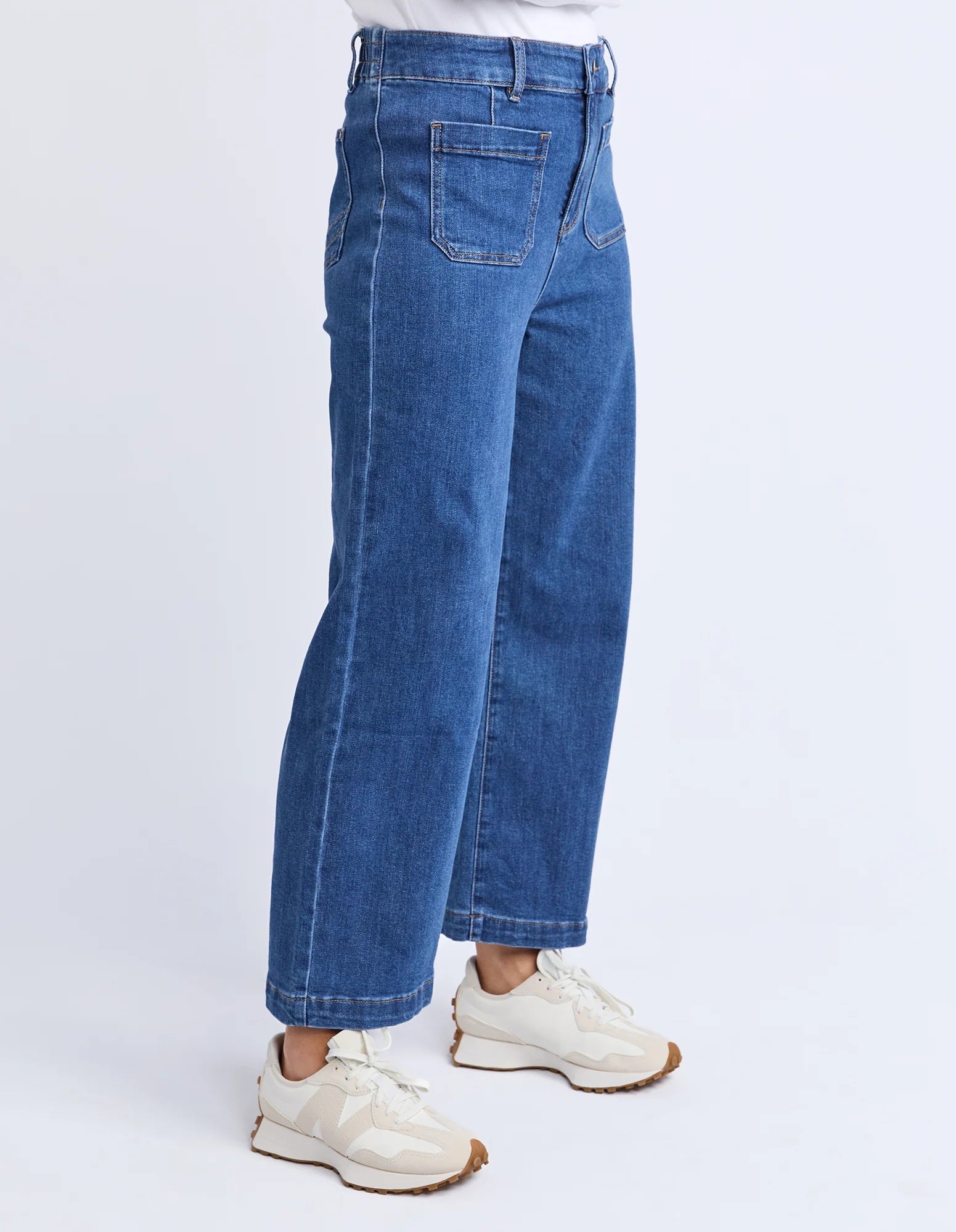 Elm Alyssa Front Pocket Jeans [COLOUR:Dark Blue SIZE:10]