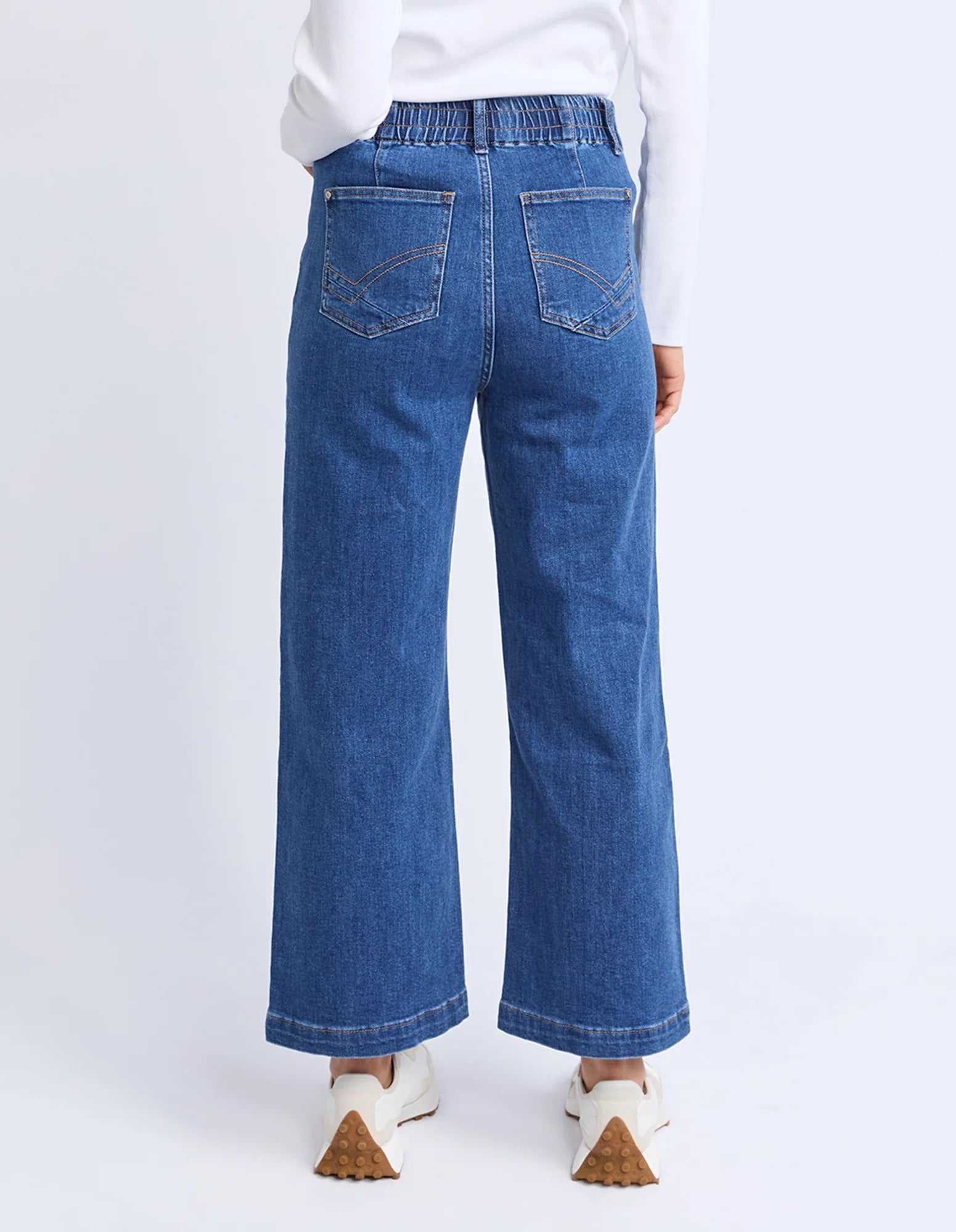 Elm Alyssa Front Pocket Jeans [COLOUR:Dark Blue SIZE:10]
