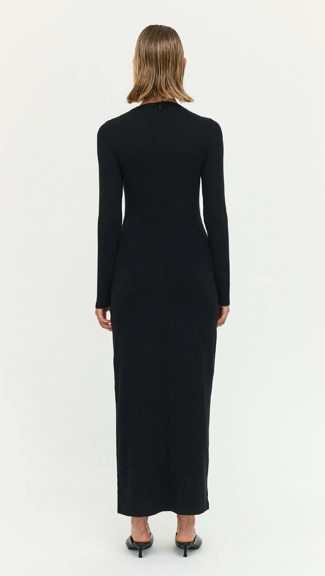 Staple The Lable Alexi Assym Detail Midi Dress [COLOUR:Black SIZE:S]