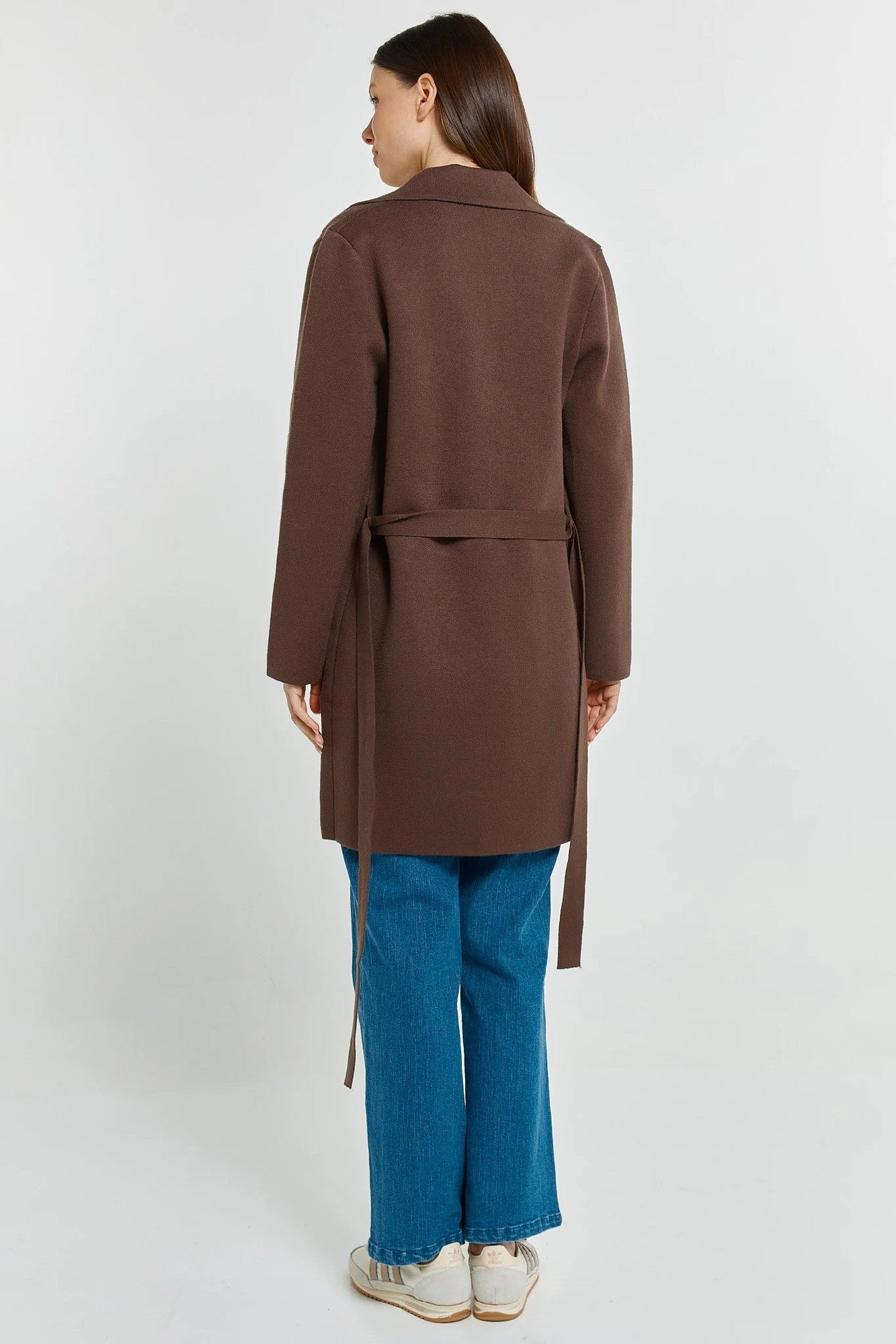 Betty Basic Tahlia Coatigan [COLOUR:Nutmeg SIZE:8]