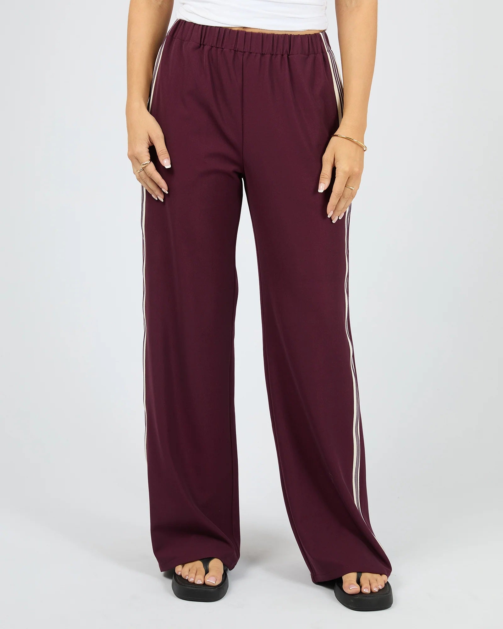 All About Eve Lina Pant [COLOUR:Wine SIZE:8]