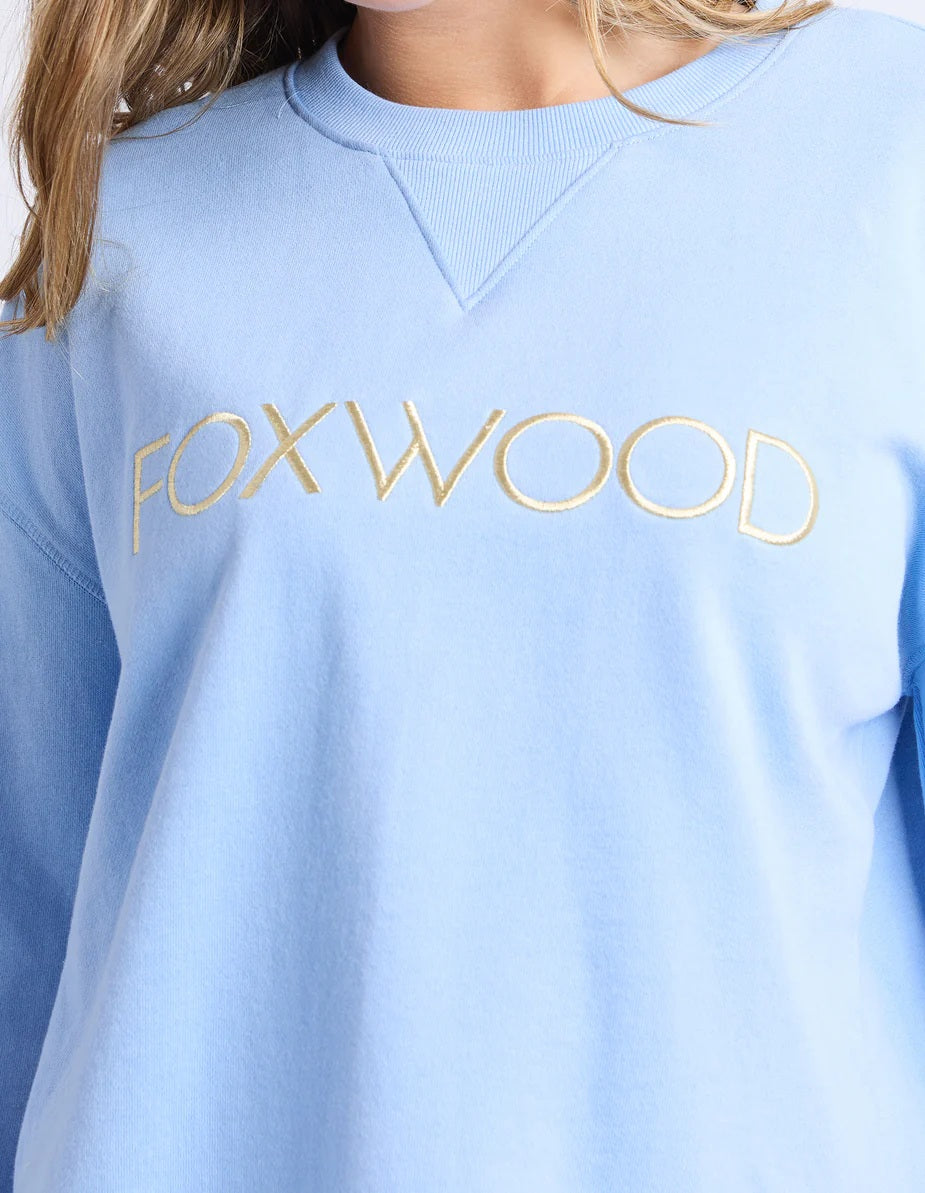 Foxwood Simplified Metallic Crew [COLOUR:Blue SIZE:8]