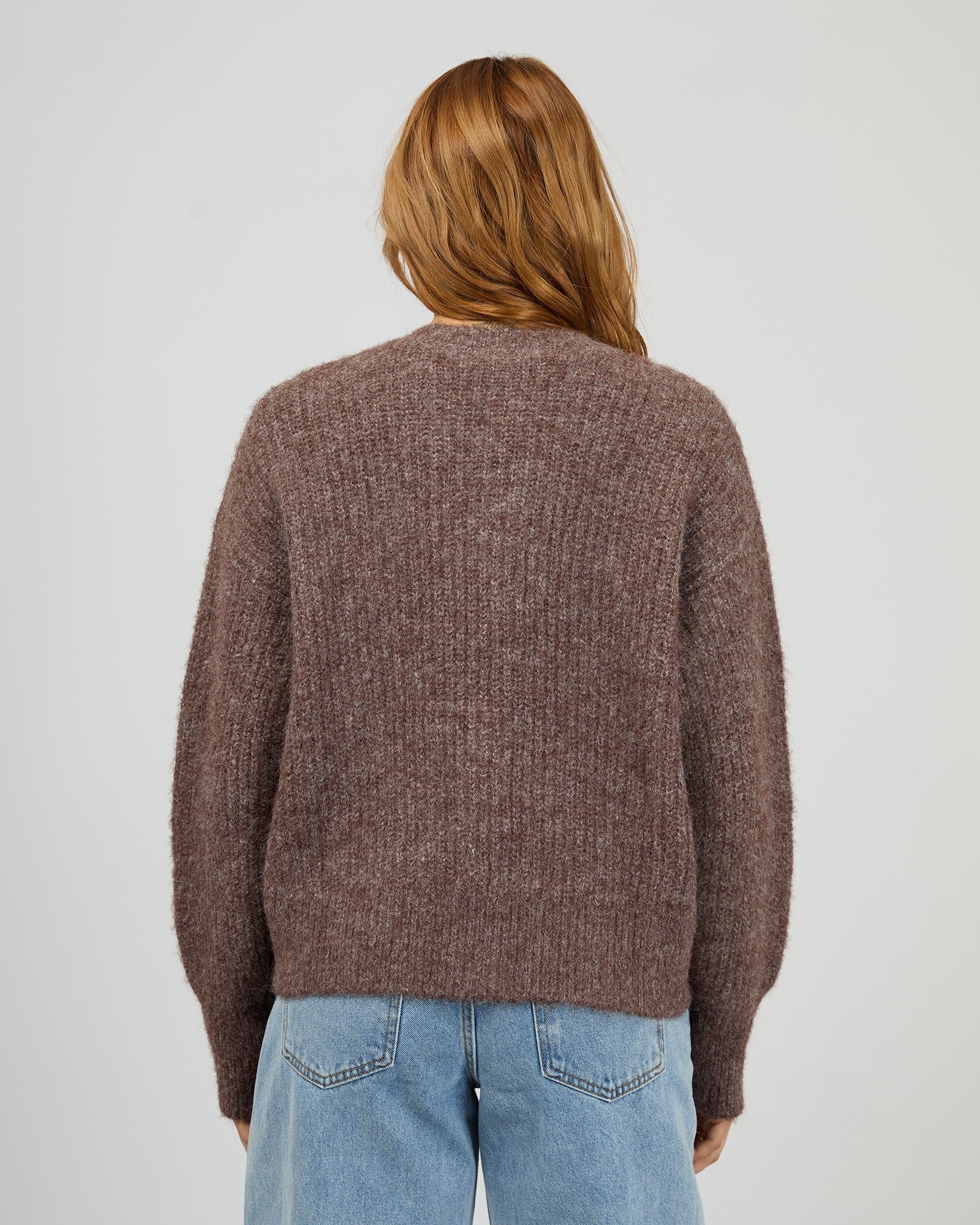 Silent Theory Bonni Knit Cardigan [COLOUR:Cherry SIZE:8]