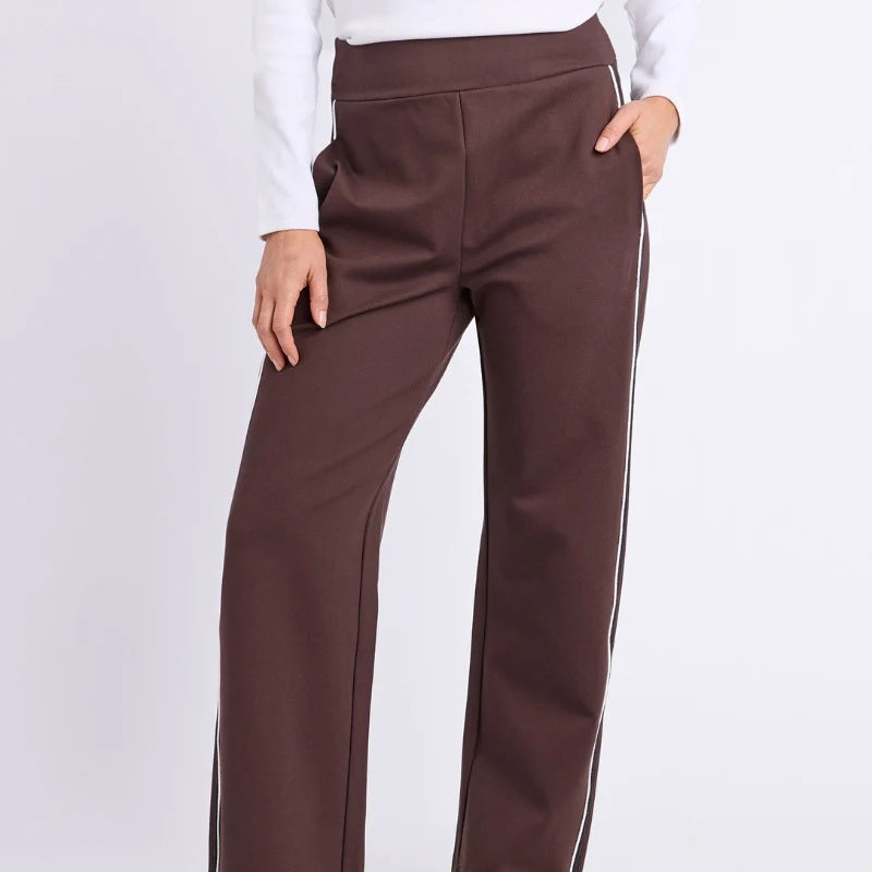 Foxwood London Pant [COLOUR:Coffee SIZE:8]